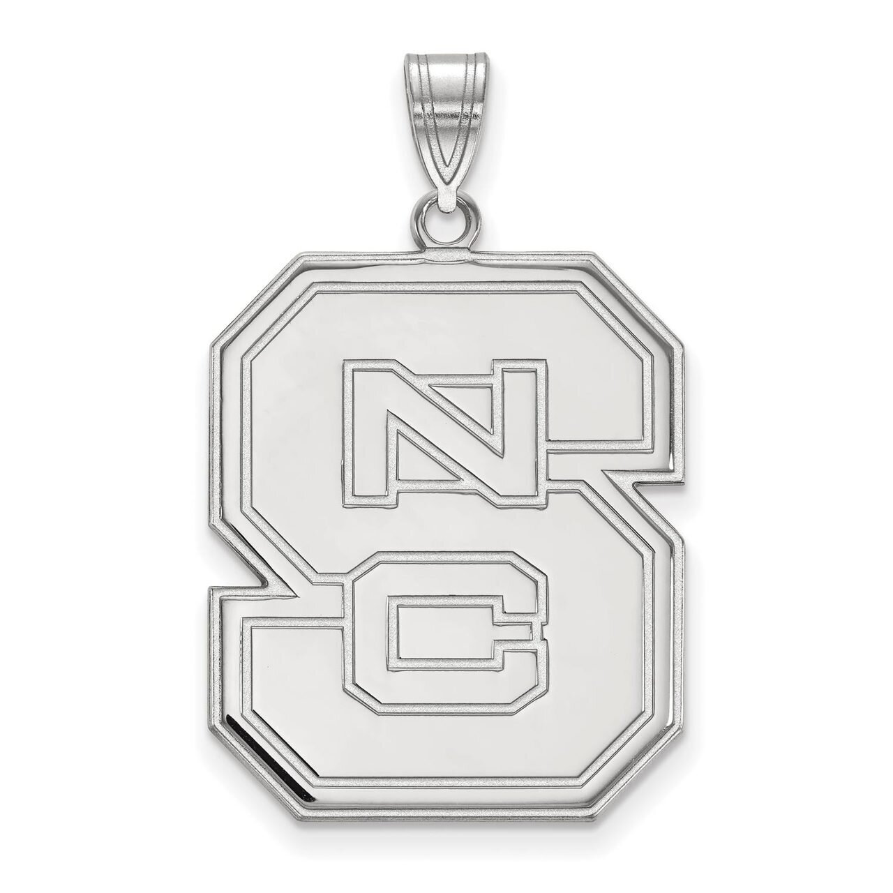 North Carolina State University x-Large Pendant 14k White Gold 4W005NCS, MPN: 4W005NCS, 886774832289