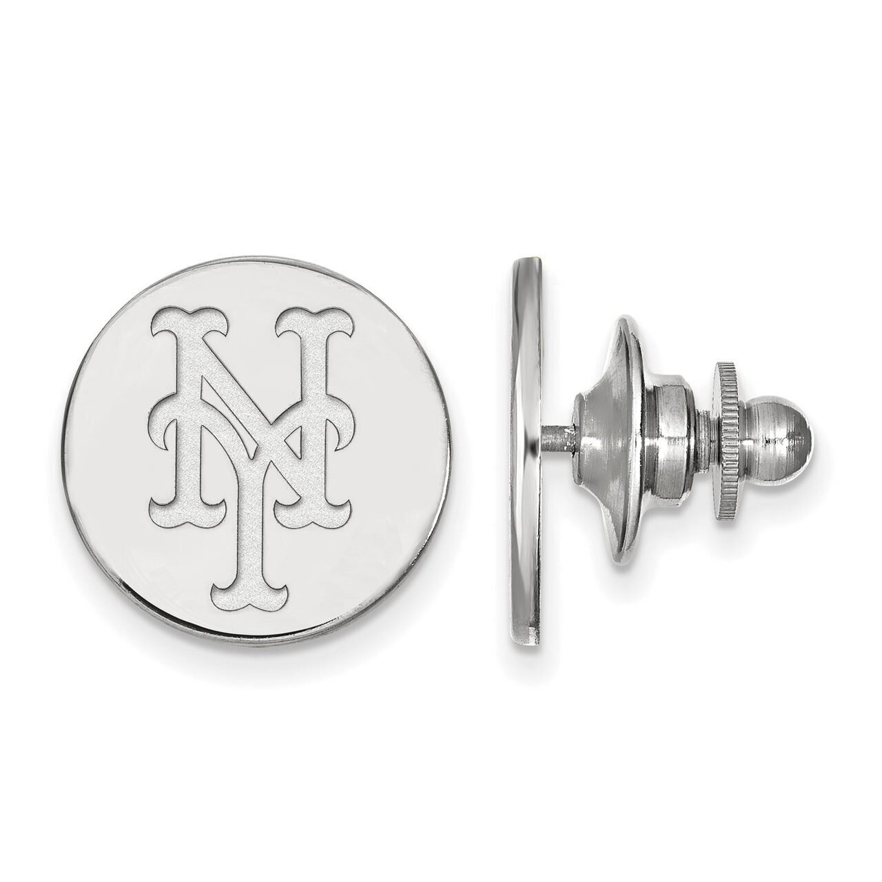 New York Mets Lapel Pin 14k White Gold 4W006MET