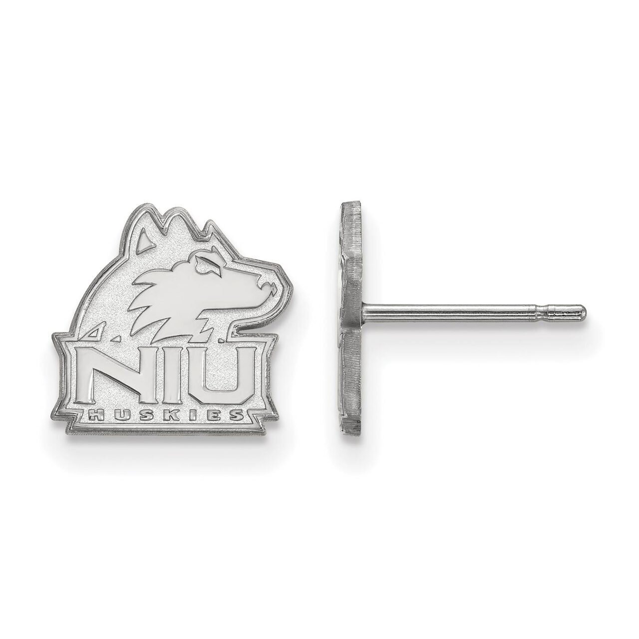 Northern Illinois University x-Small Post Earring 14k White Gold 4W007NIU, MPN: 4W007NIU, 886774834…