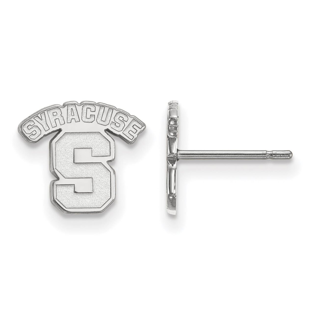 Syracuse University x-Small Post Earring 14k White Gold 4W007SYU, MPN: 4W007SYU, 886774834368