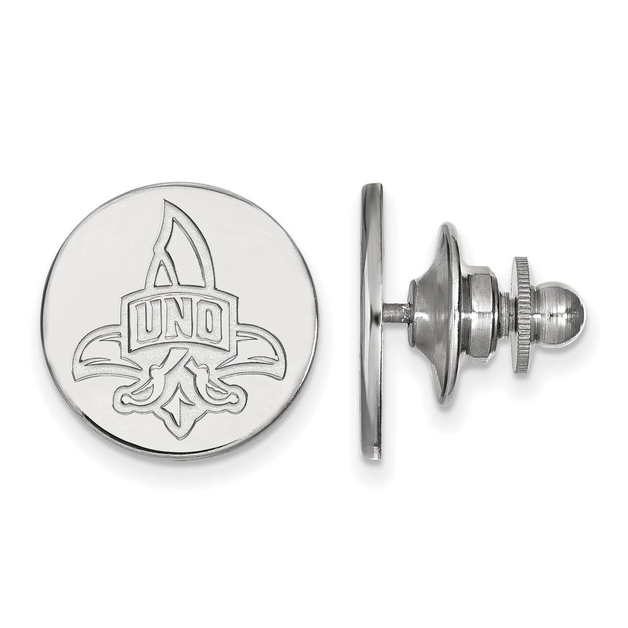 University of New Orleans Lapel Pin 14k White Gold 4W007UNO