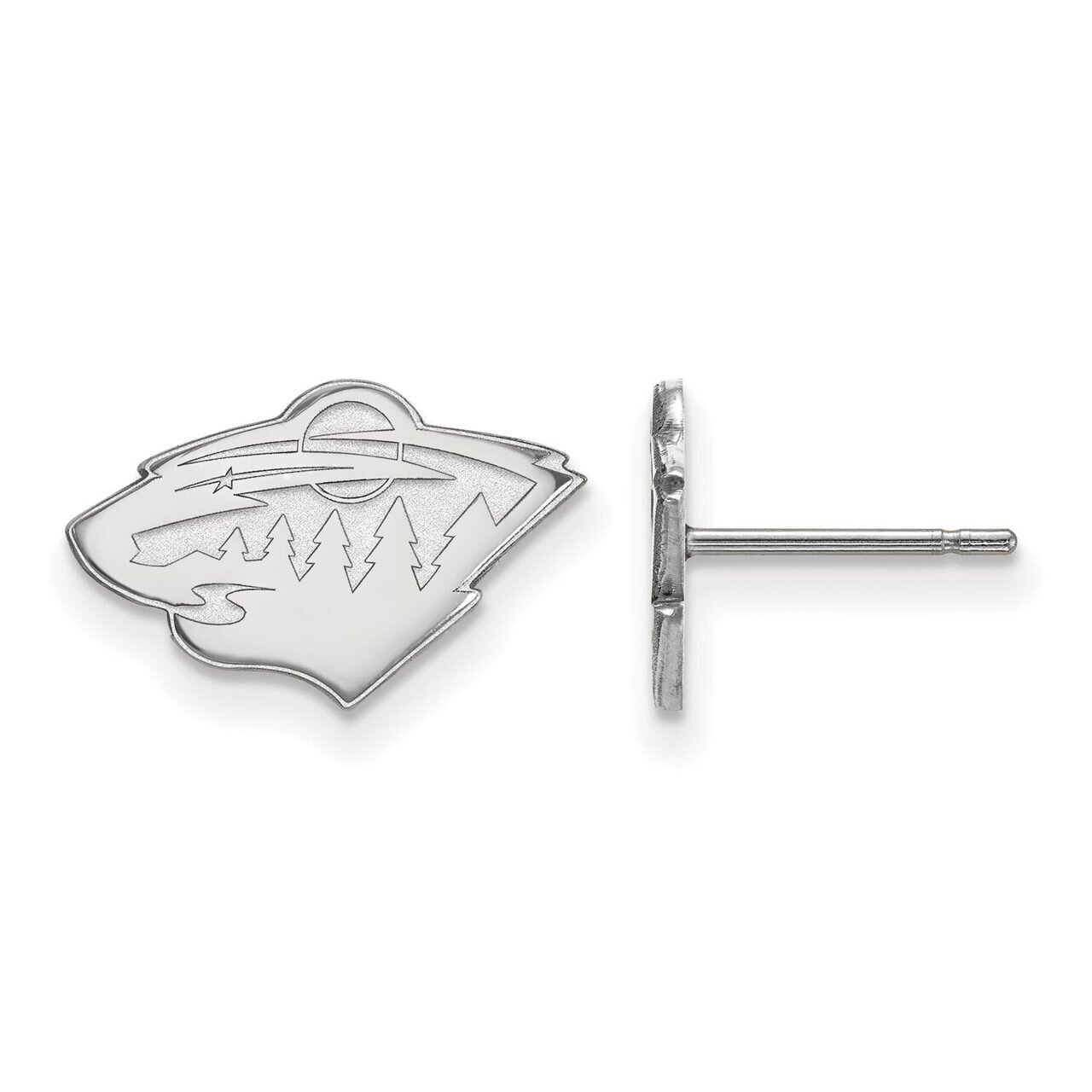 Minnesota Wild x-Small Post Earring 14k White Gold 4W007WIL, MPN: 4W007WIL, 886774834672