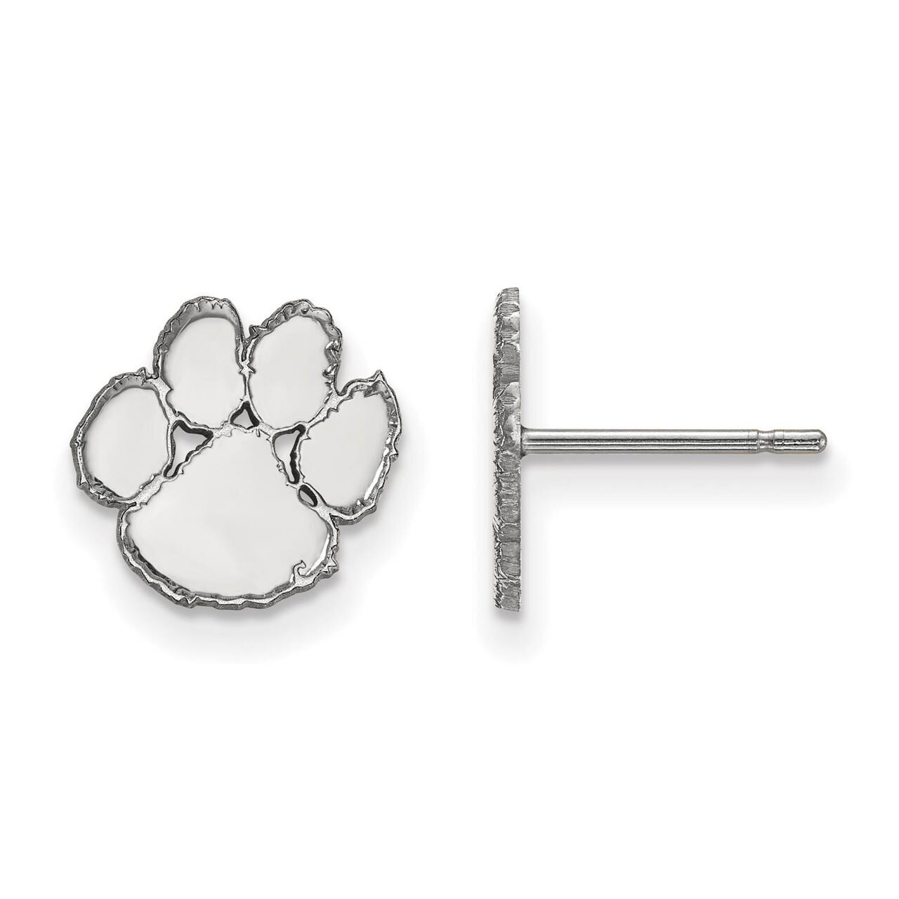 Clemson University x-Small Post Earring 14k White Gold 4W008CU, MPN: 4W008CU, 886774834894