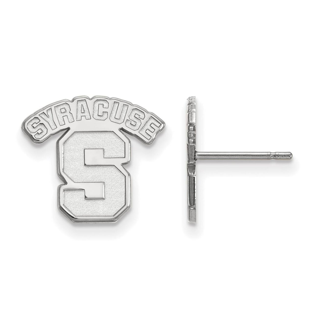 Syracuse University Small Post Earring 14k White Gold 4W008SYU, MPN: 4W008SYU, 886774835532