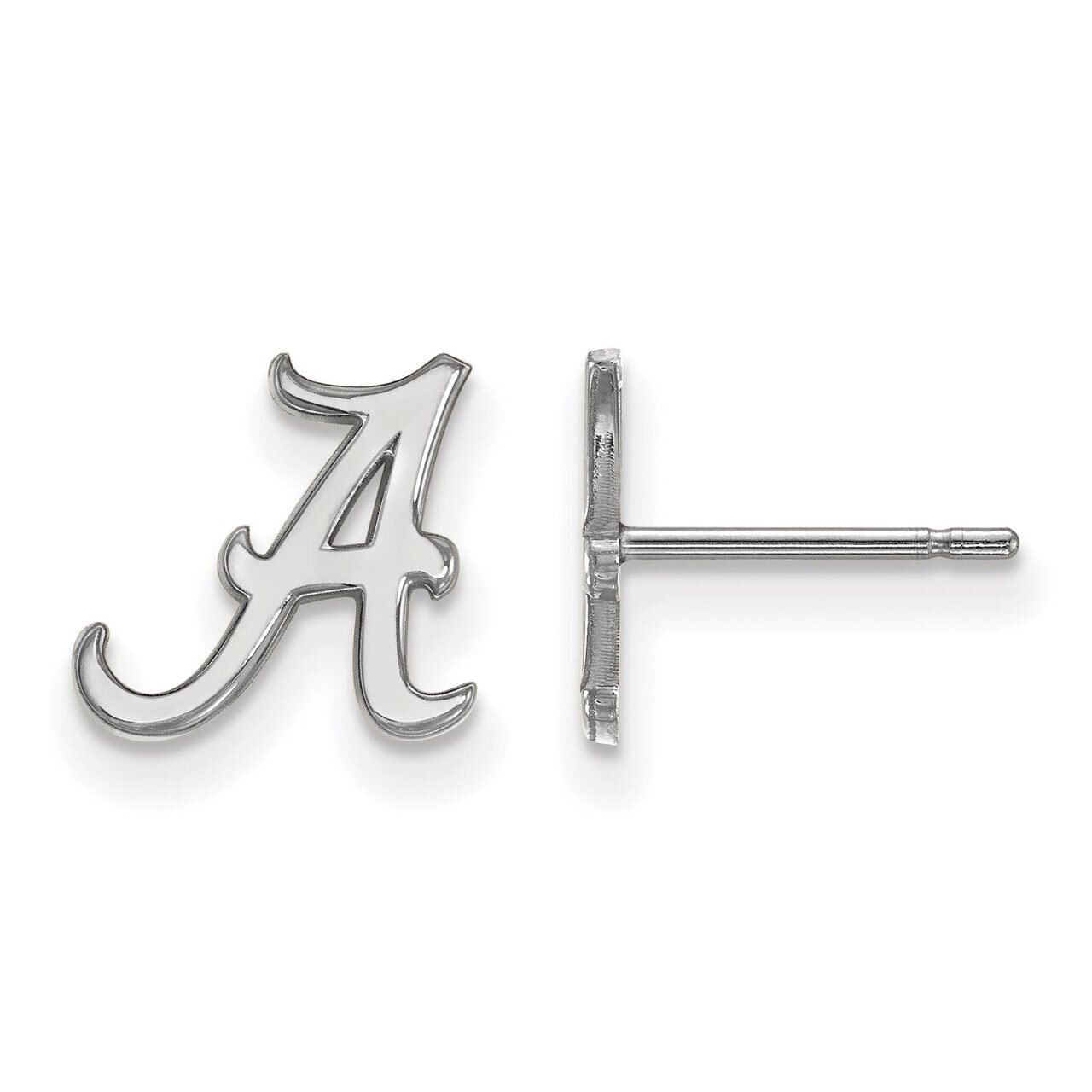 University of Alabama x-Small Post Earring 14k White Gold 4W008UAL, MPN: 4W008UAL, 886774835617