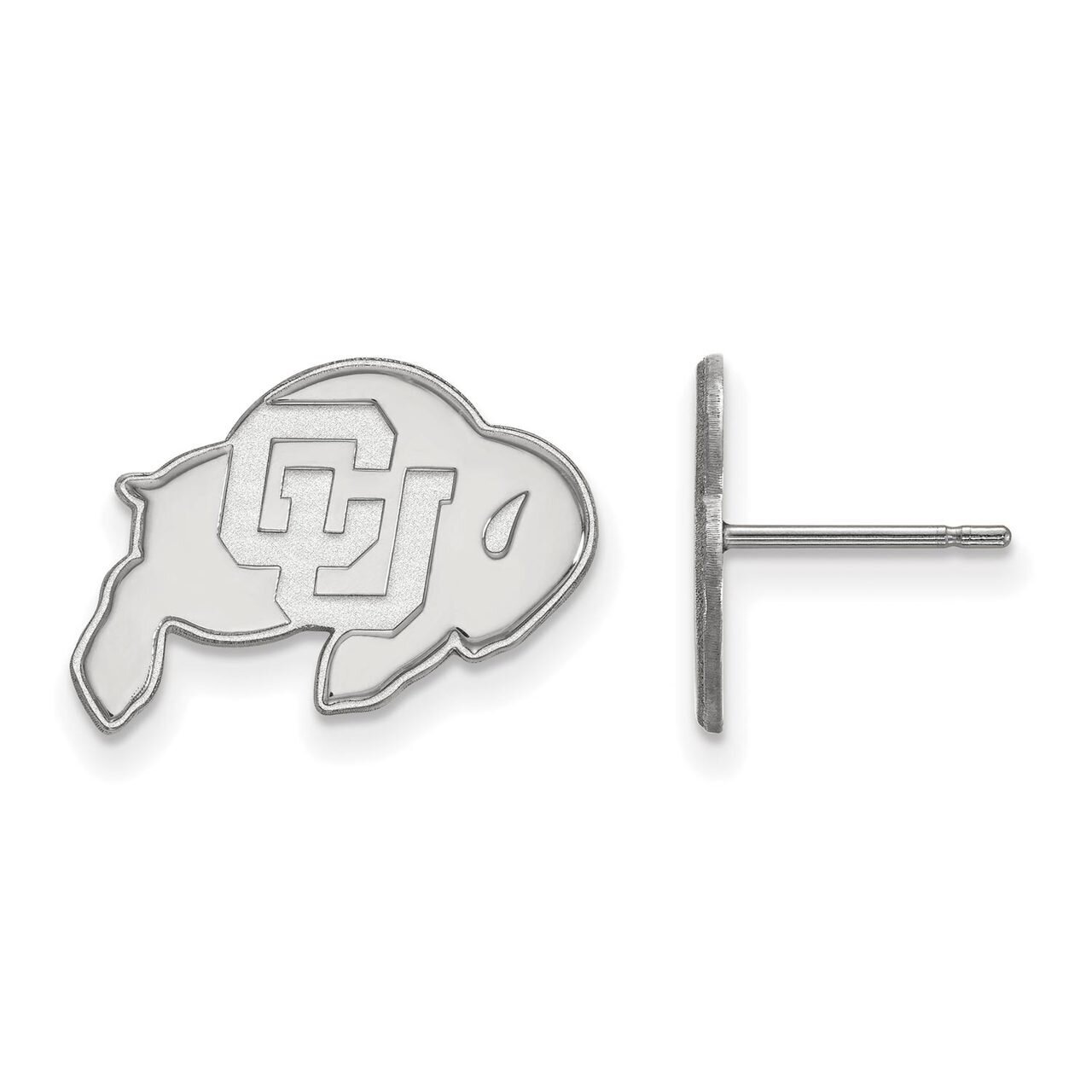 University of Colorado Small Post Earring 14k White Gold 4W008UCO, MPN: 4W008UCO, 886774835679