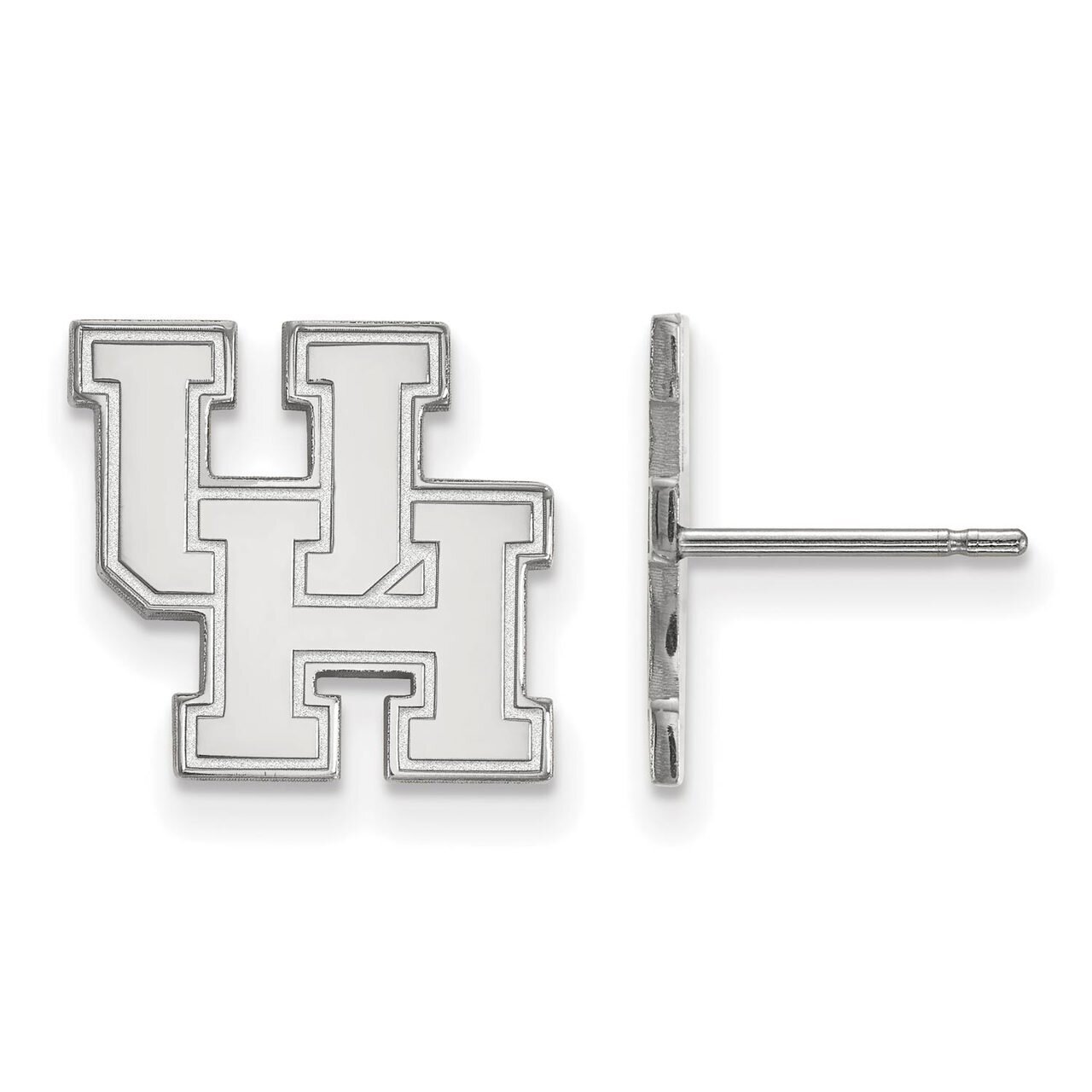 University of Houston Small Post Earring 14k White Gold 4W008UHO, MPN: 4W008UHO, 886774835730
