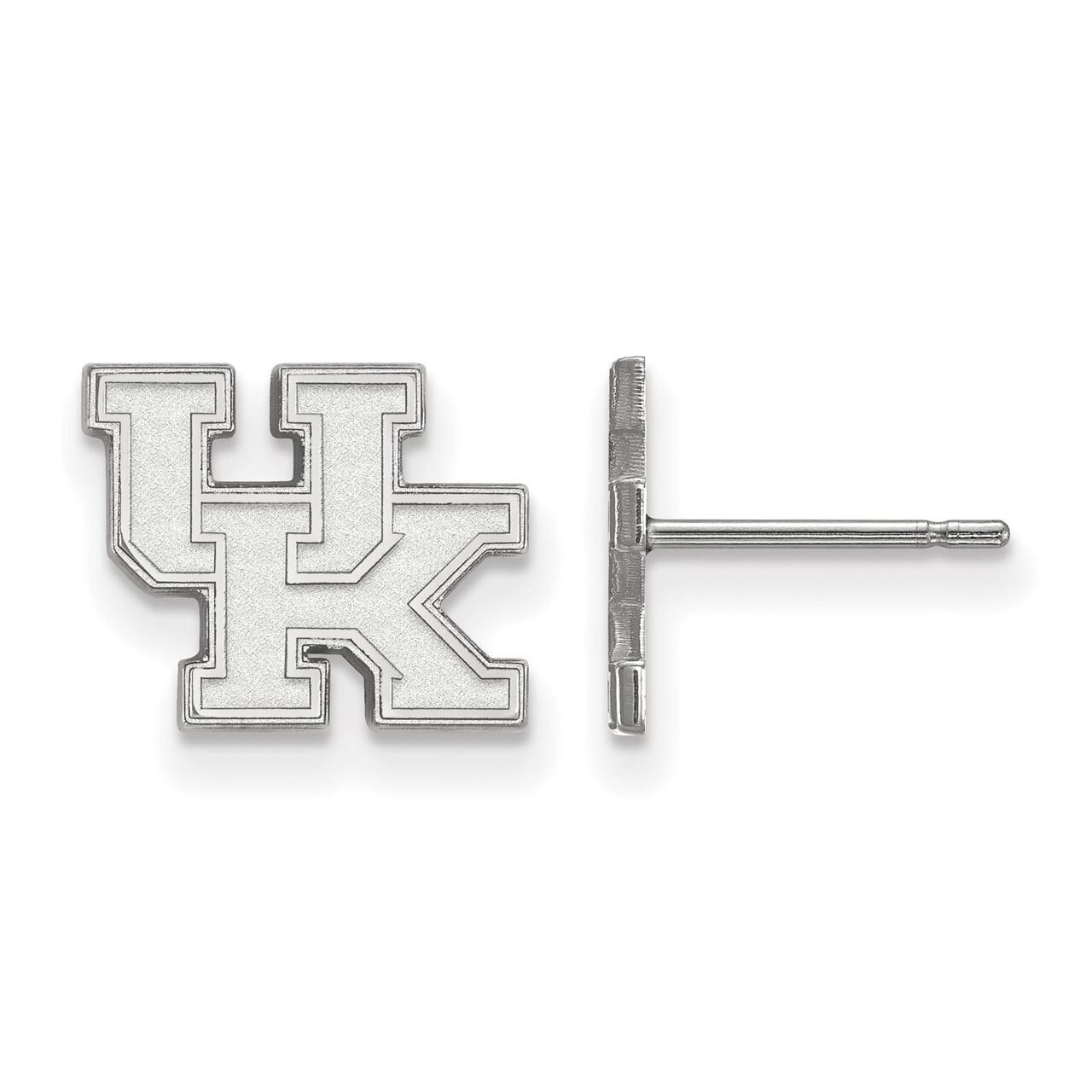 University of Kentucky x-Small Post Earring 14k White Gold 4W008UK