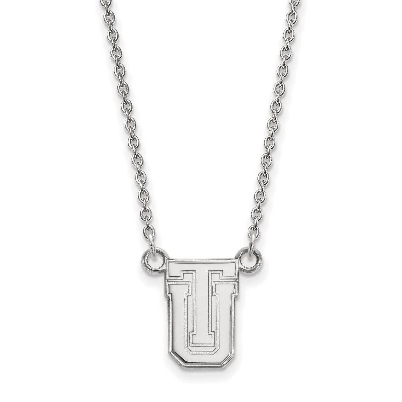 The University of Tulsa Small Pendant with Chain Necklace 14k White Gold 4W008UTL-18, MPN: 4W008UTL…