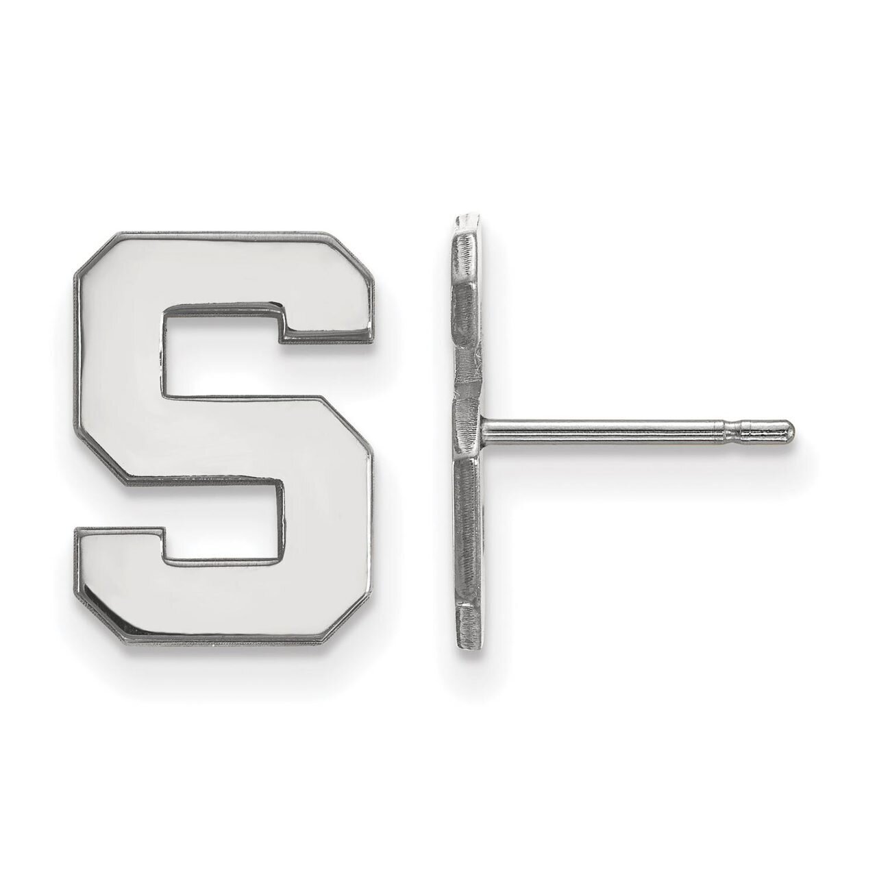 Michigan State University Small Post Earring 14k White Gold 4W009MIS, MPN: 4W009MIS, 886774836713