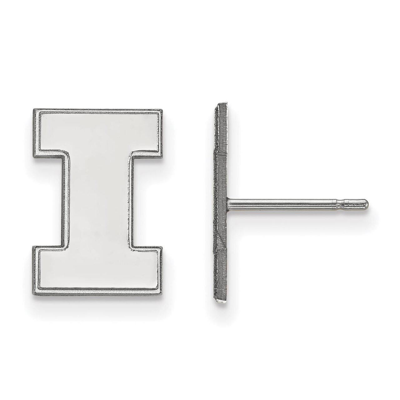 University of Illinois Small Post Earring 14k White Gold 4W009UIL, MPN: 4W009UIL, 886774837178
