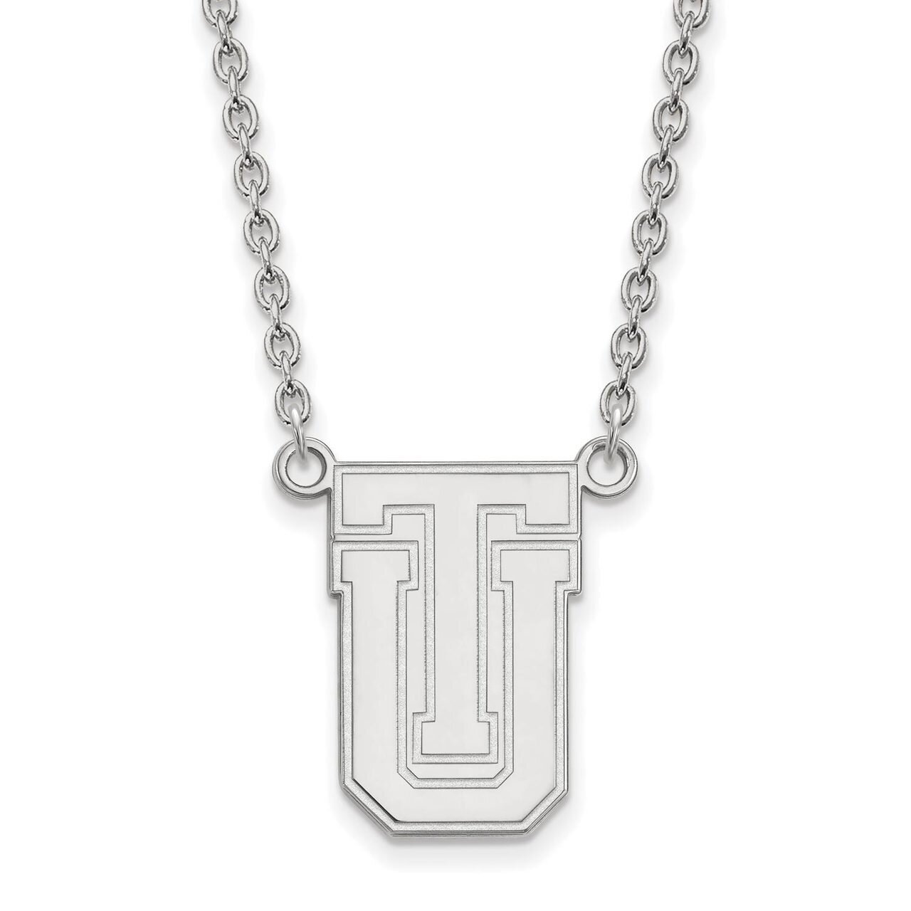 The University of Tulsa Large Pendant with Chain Necklace 14k White Gold 4W009UTL-18, MPN: 4W009UTL…