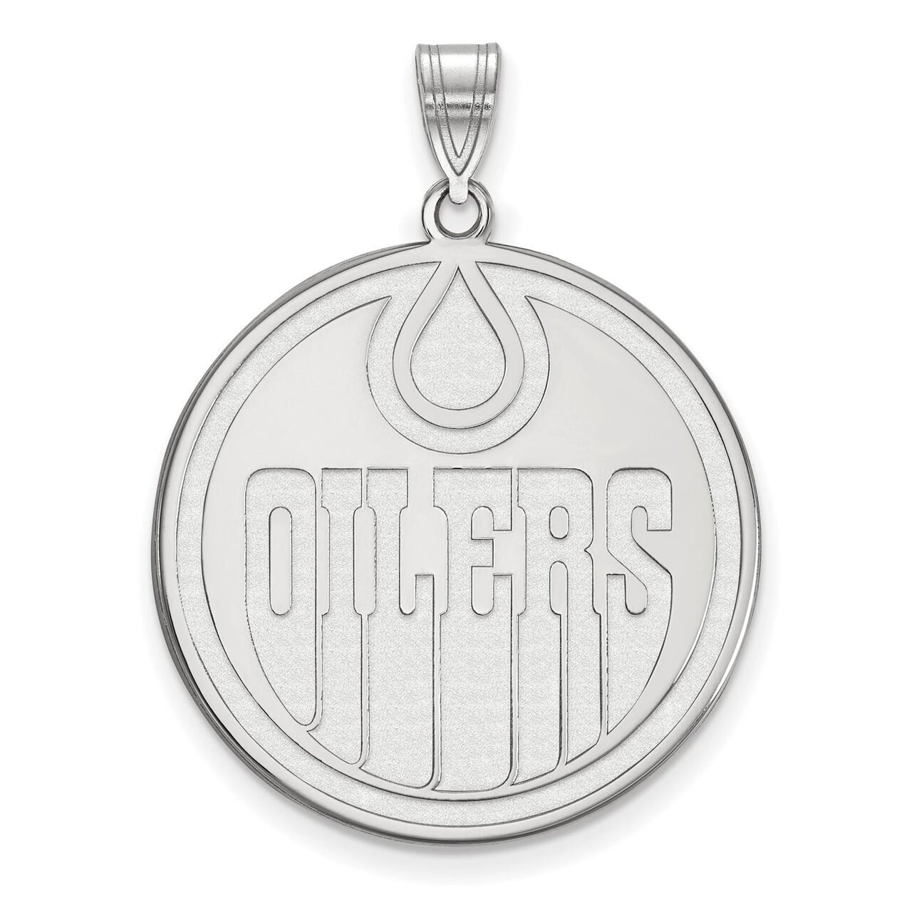 Edmonton Oilers x-Large Pendant 14k White Gold 4W010OIL