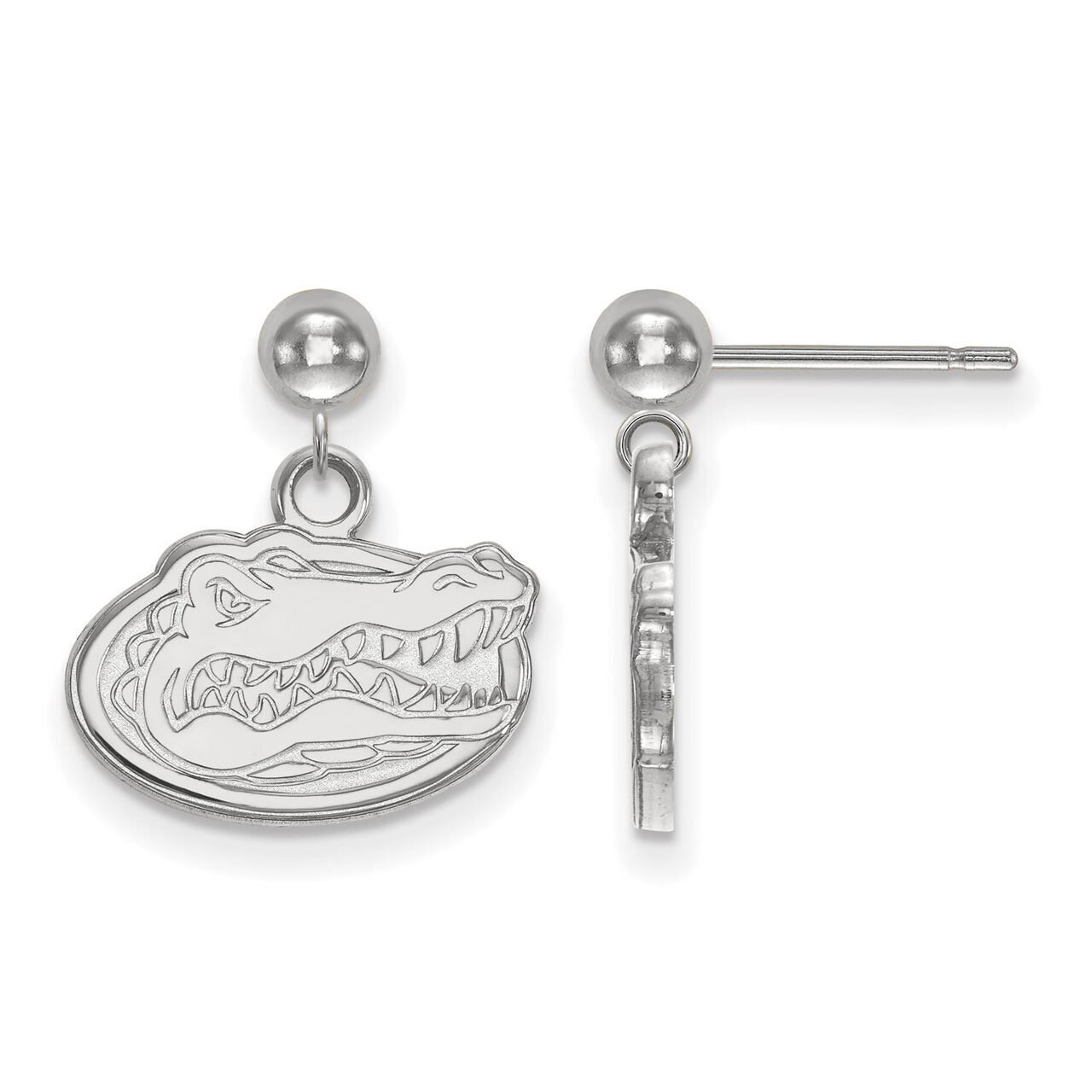 University of Florida Earring Dangle Ball 14k White Gold 4W010UFL, MPN: 4W010UFL, 886774838144