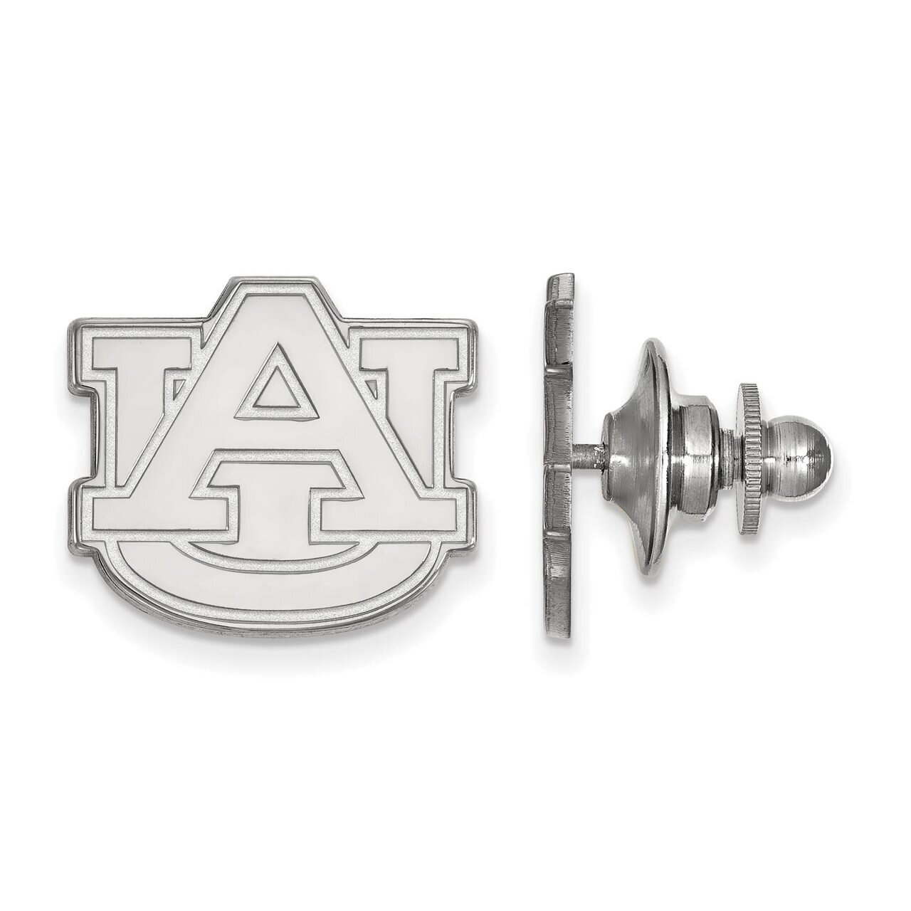 Auburn University Lapel Pin 14k White Gold 4W011AU