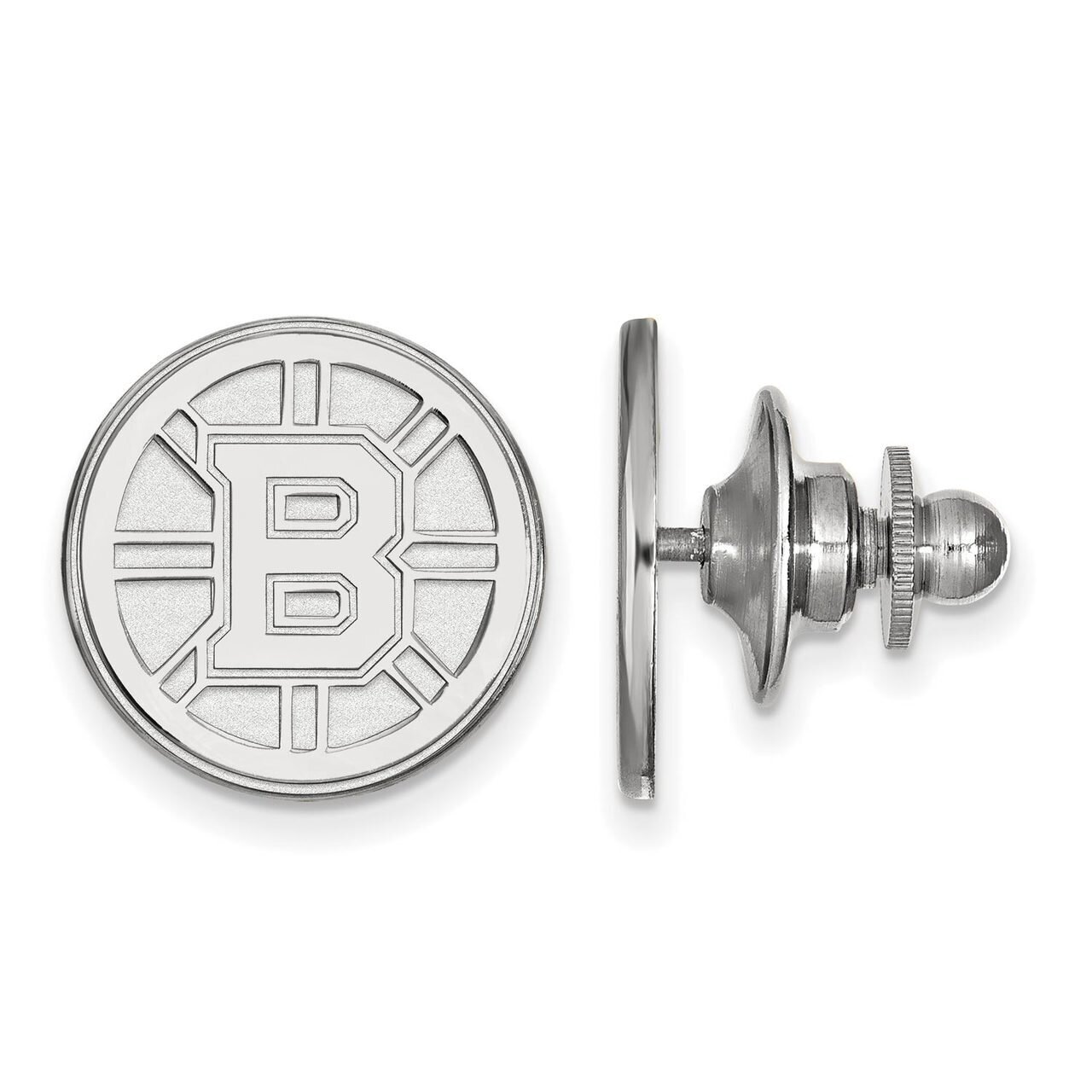 Boston Bruins Lapel Pin 14k White Gold 4W011BRI, MPN: 4W011BRI, 886774737201