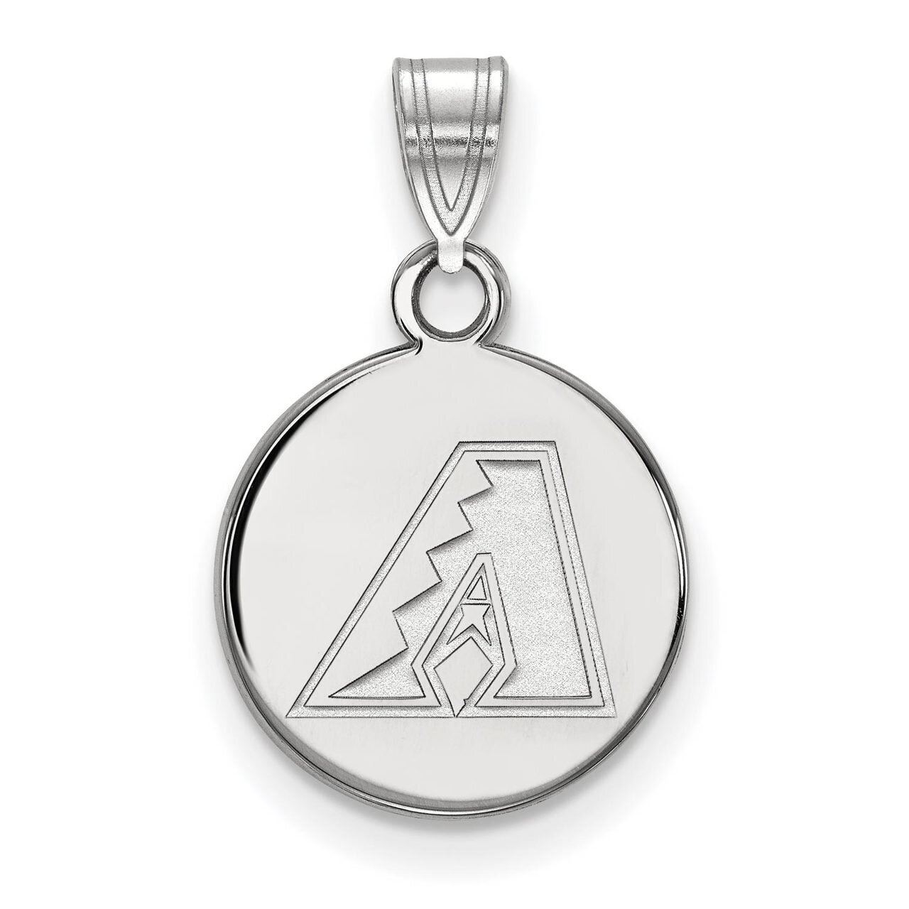 Arizona Diamondbacks Small Disc Pendant 14k White Gold 4W011DIA, MPN: 4W011DIA, 886774838519