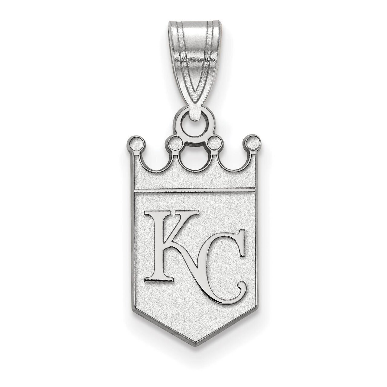 Kansas City Royals Medium Pendant 14k White Gold 4W012ROY