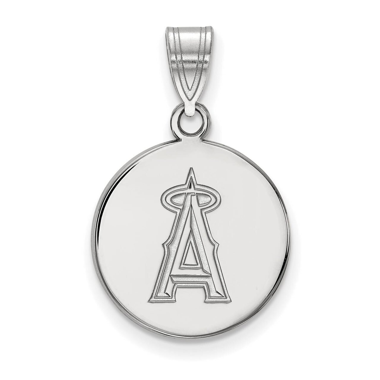 Los Angeles Angels Medium Disc Pendant 14k White Gold 4W013ANG, MPN: 4W013ANG, 886774839660