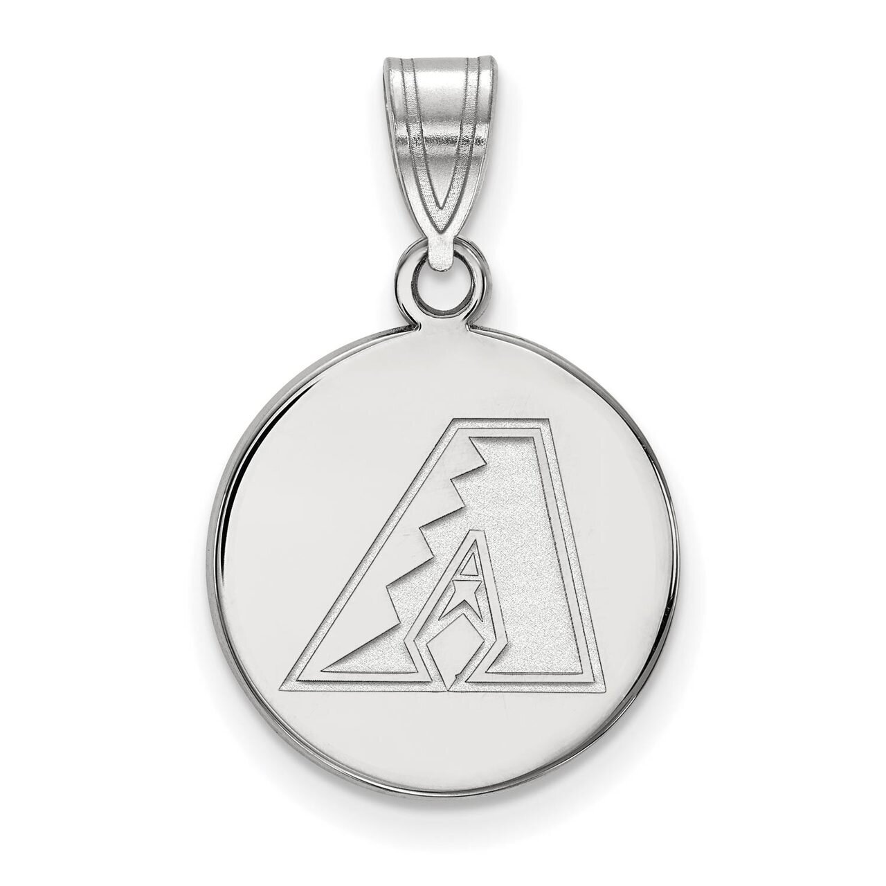 Arizona Diamondbacks Medium Disc Pendant 14k White Gold 4W013DIA, MPN: 4W013DIA, 886774839721