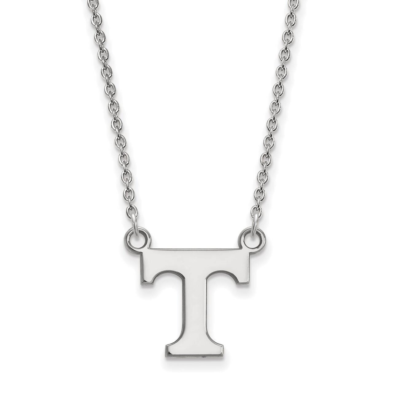 University of Tennessee Small Pendant with Chain Necklace 14k White Gold 4W015UTN-18