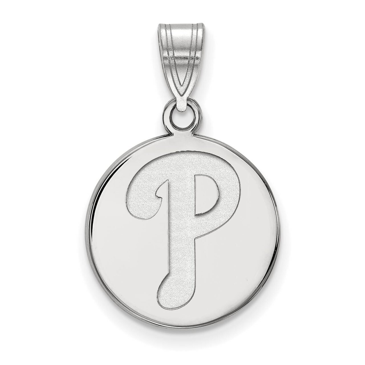 Philadelphia Phillies Medium Disc Pendant 14k White Gold 4W016PHI, MPN: 4W016PHI, 886774841205