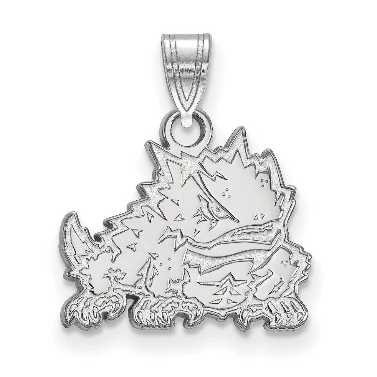 Texas Christian University Small Pendant 14k White Gold 4W017TCU, MPN: 4W017TCU, 886774841830