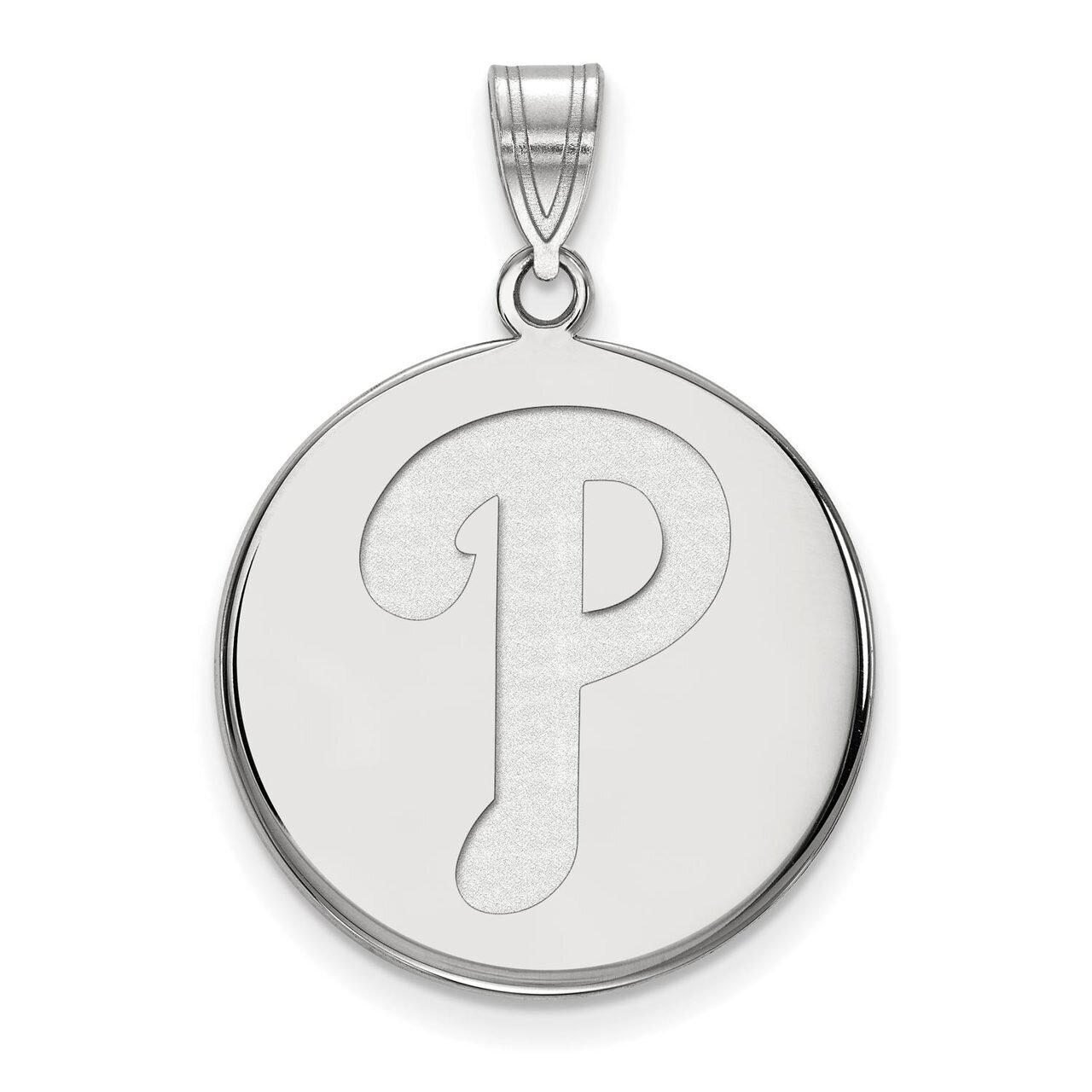 Philadelphia Phillies Large Disc Pendant 14k White Gold 4W018PHI, MPN: 4W018PHI, 886774842127