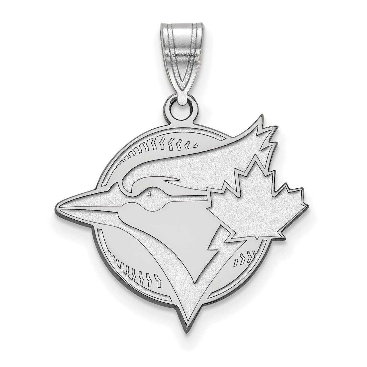 Toronto Blue Jays Large Pendant 14k White Gold 4W019BLU, MPN: 4W019BLU, 886774842318