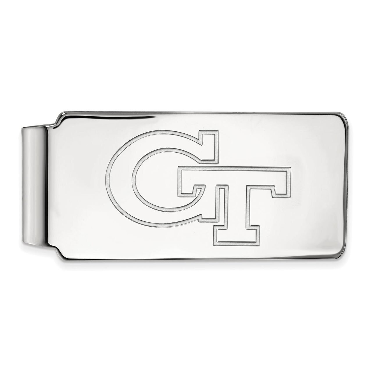 Georgia Institute of Technology Money Clip 14k White Gold 4W019GT, MPN: 4W019GT, 886774842387