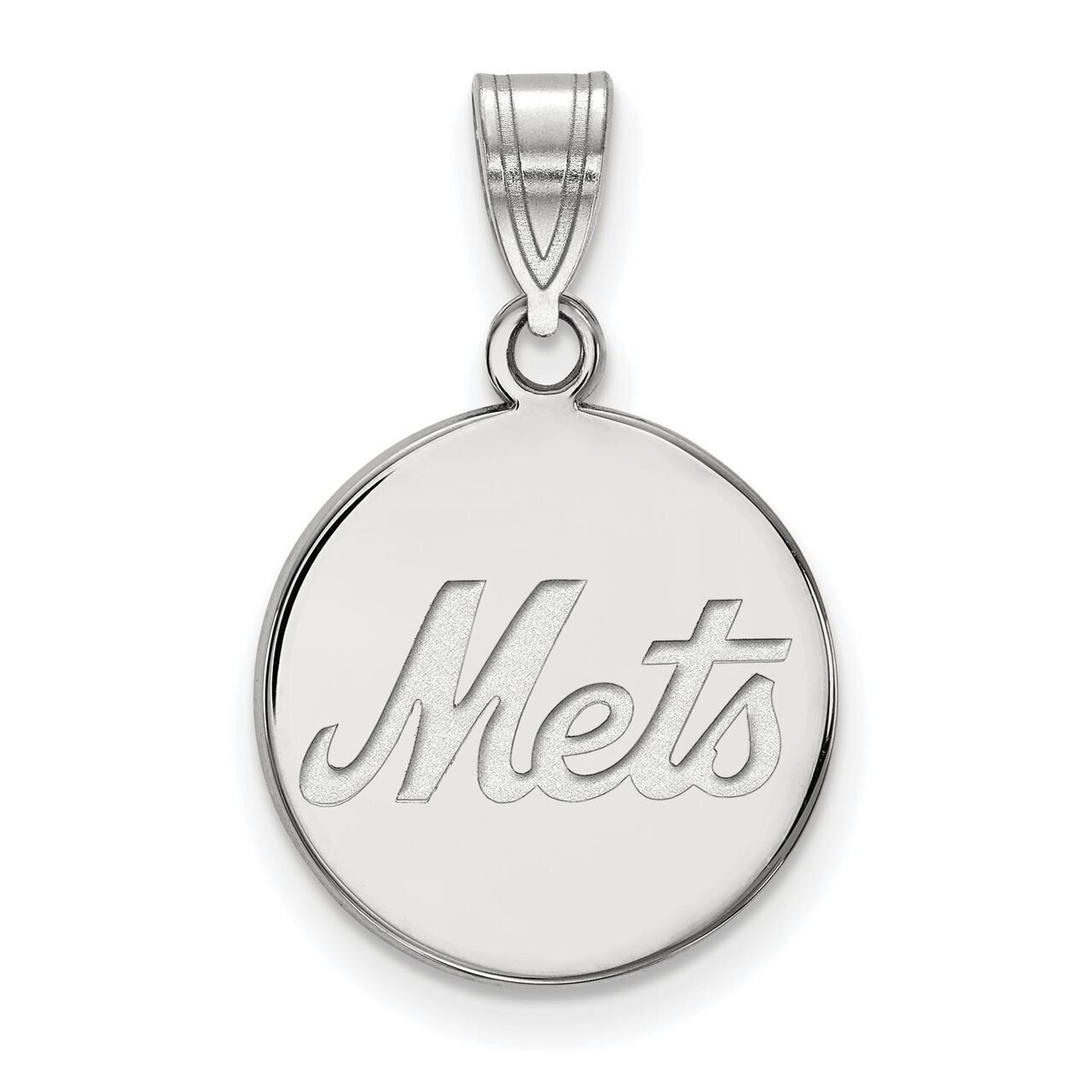New York Mets Medium Disc Pendant 14k White Gold 4W019MET, MPN: 4W019MET, 886774842417