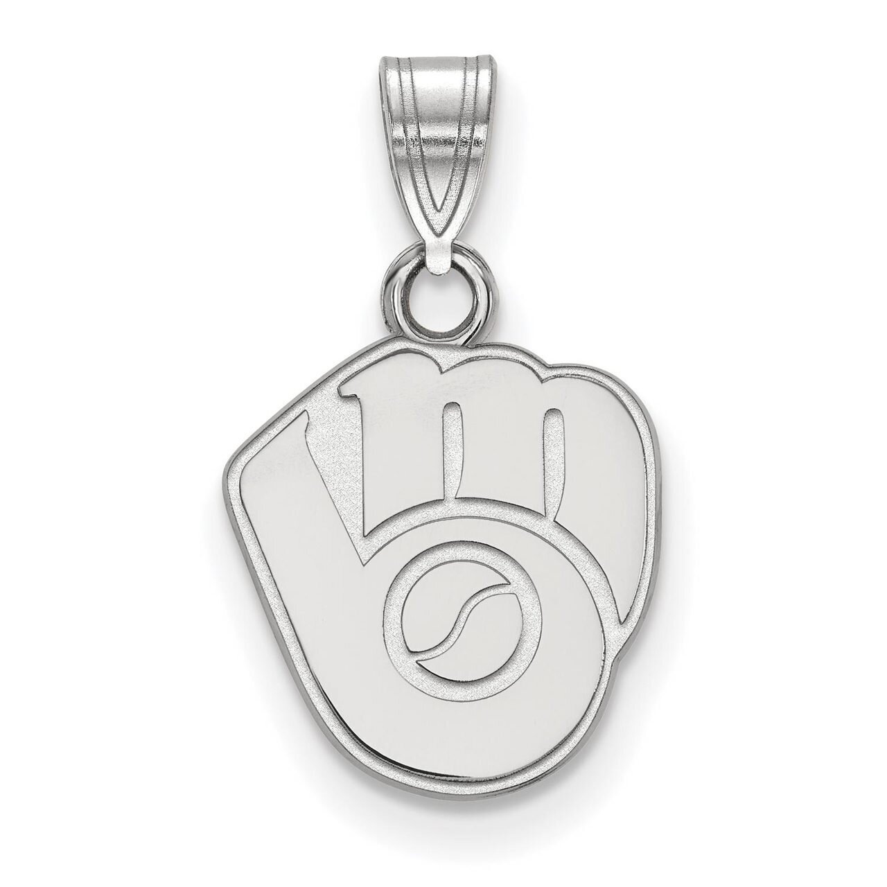 Milwaukee Brewers Small Pendant 14k White Gold 4W020BRE, MPN: 4W020BRE, 886774842639