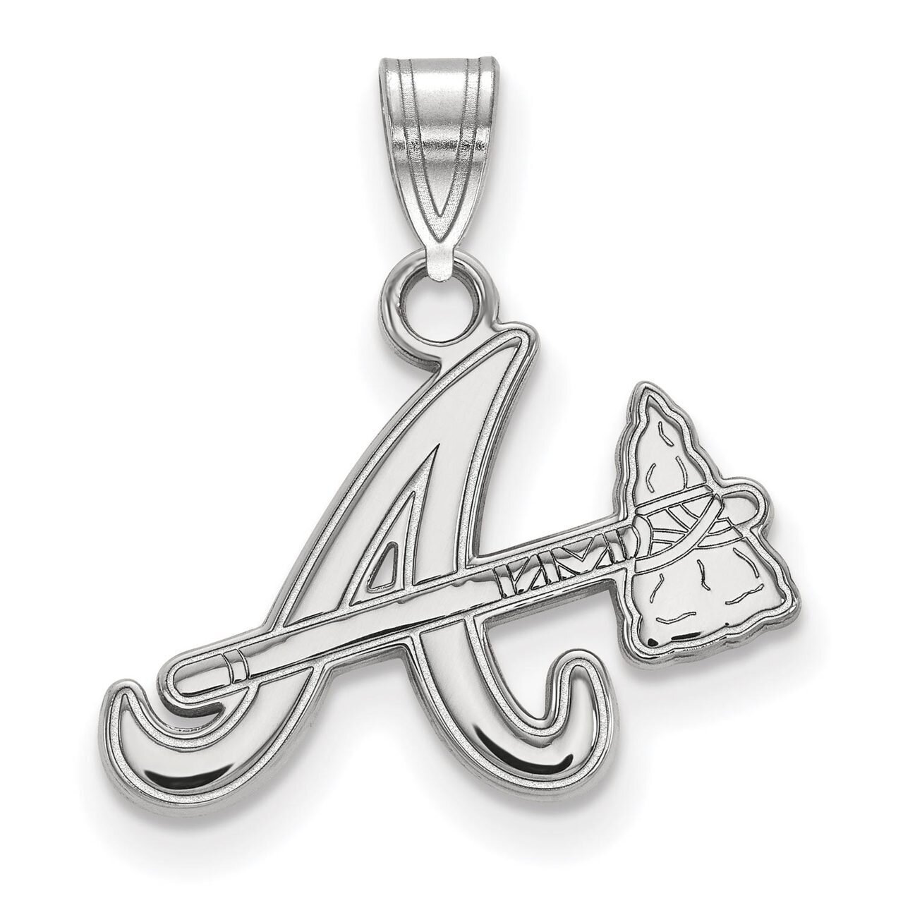 Atlanta Braves Small Pendant 14k White Gold 4W021BRA, MPN: 4W021BRA, 886774842929