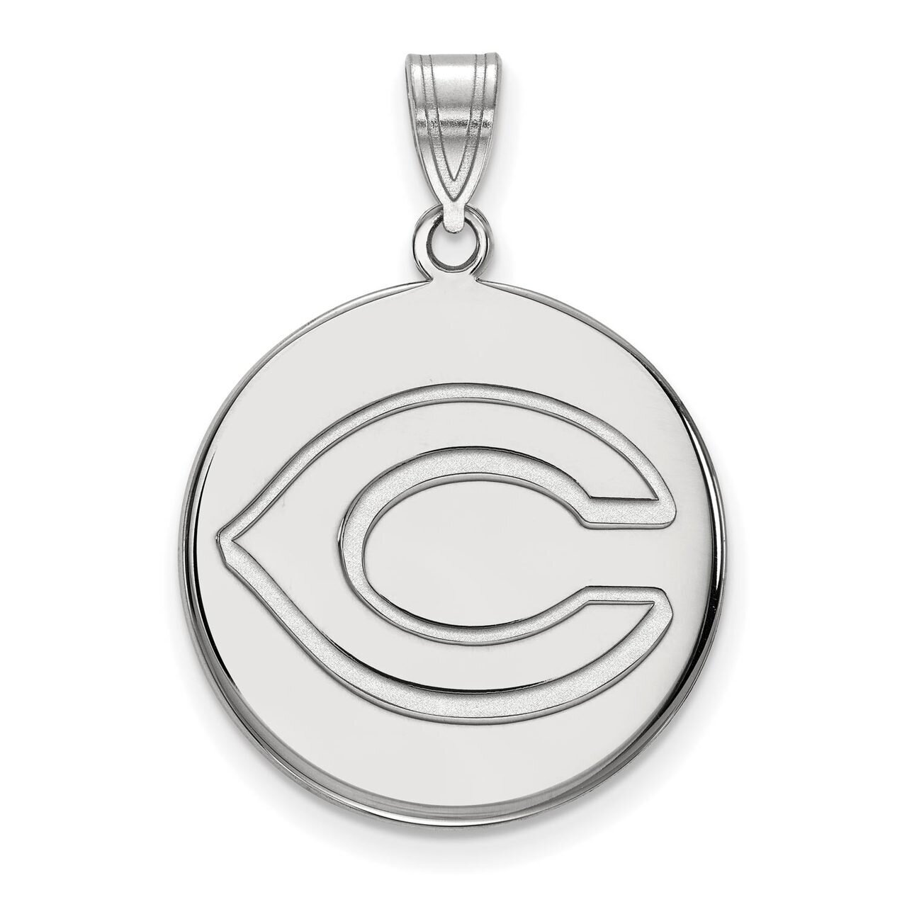 Cincinnati Reds Large Disc Pendant 14k White Gold 4W022RDS, MPN: 4W022RDS, 886774843438