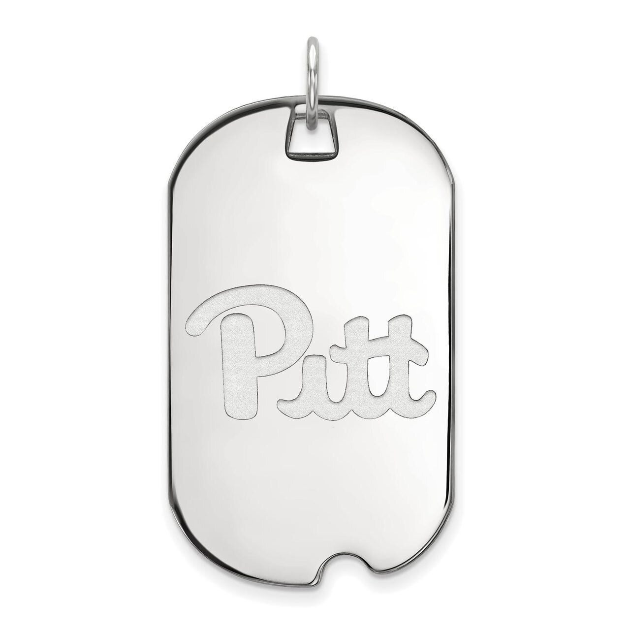 University of Pittsburgh Large Dog Tag 14k White Gold 4W022UPI, MPN: 4W022UPI, 886774843568