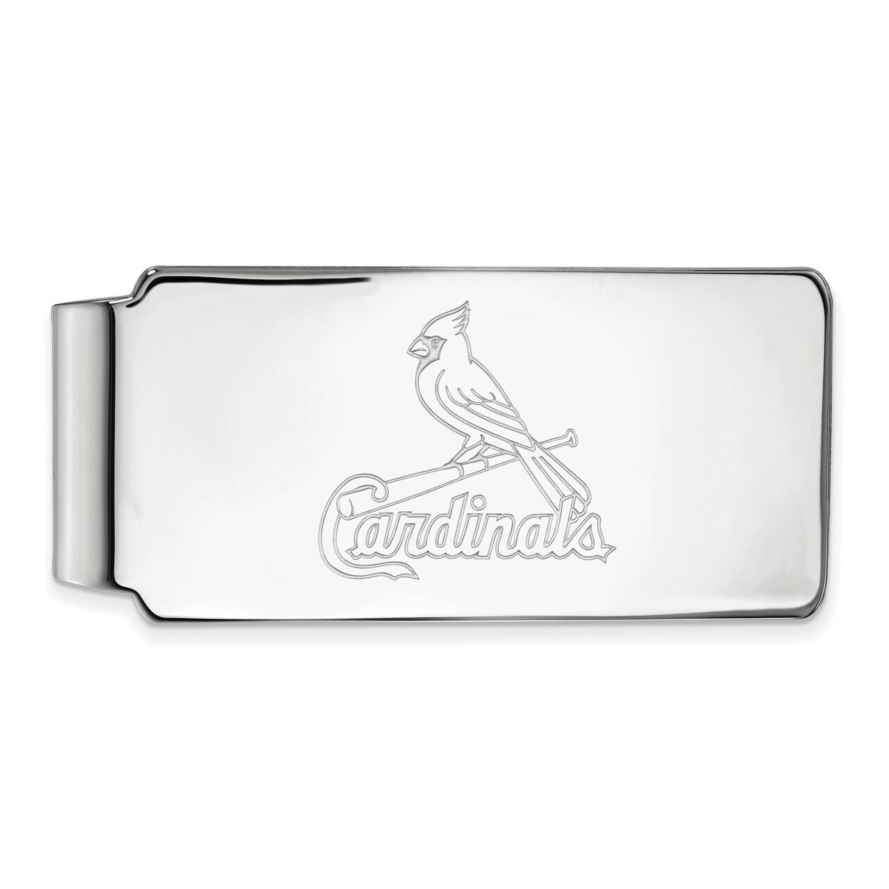 Saint Louis Cardinals Money Clip 14k White Gold 4W023CRD, MPN: 4W023CRD, 886774843674