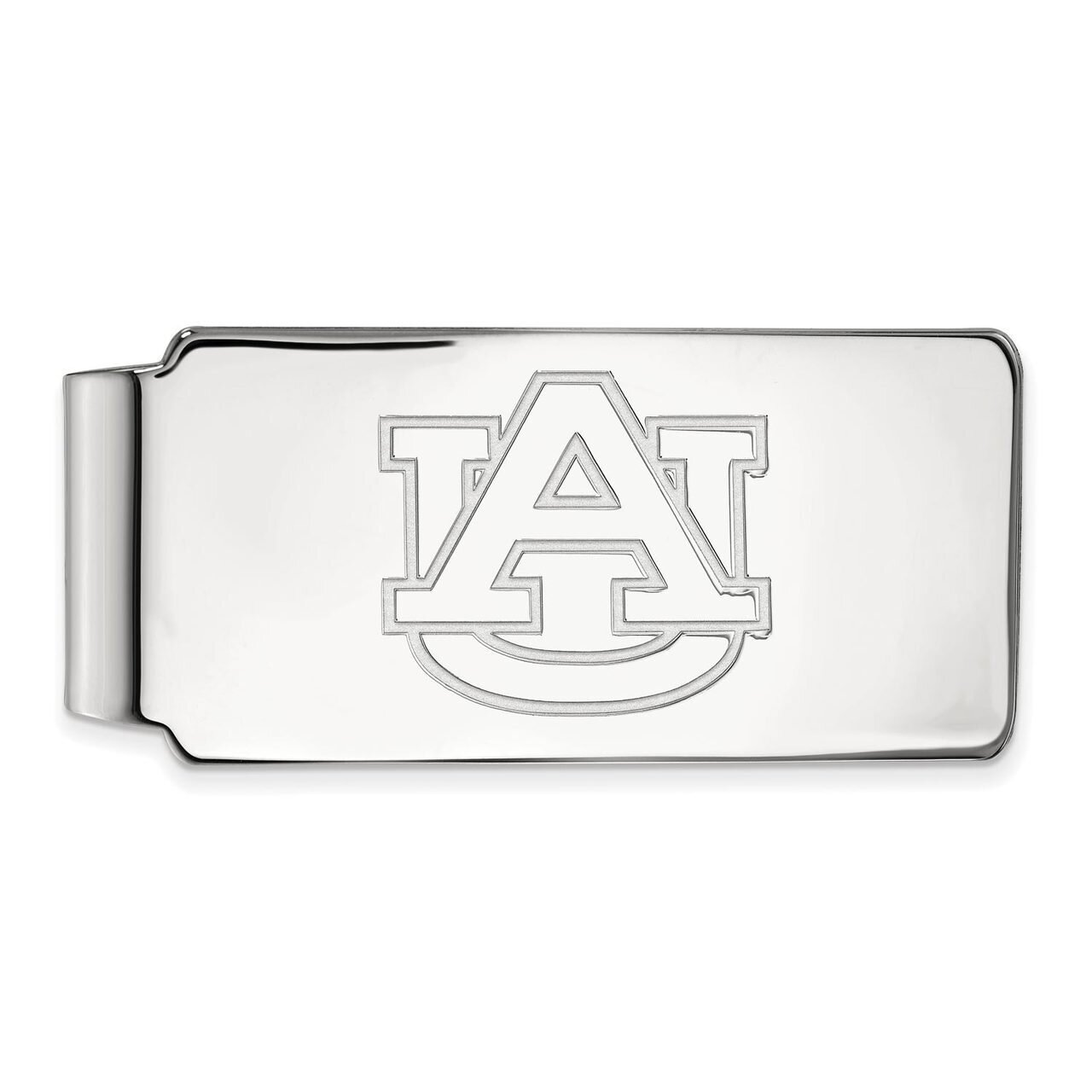 Auburn University Money Clip 14k White Gold 4W025AU