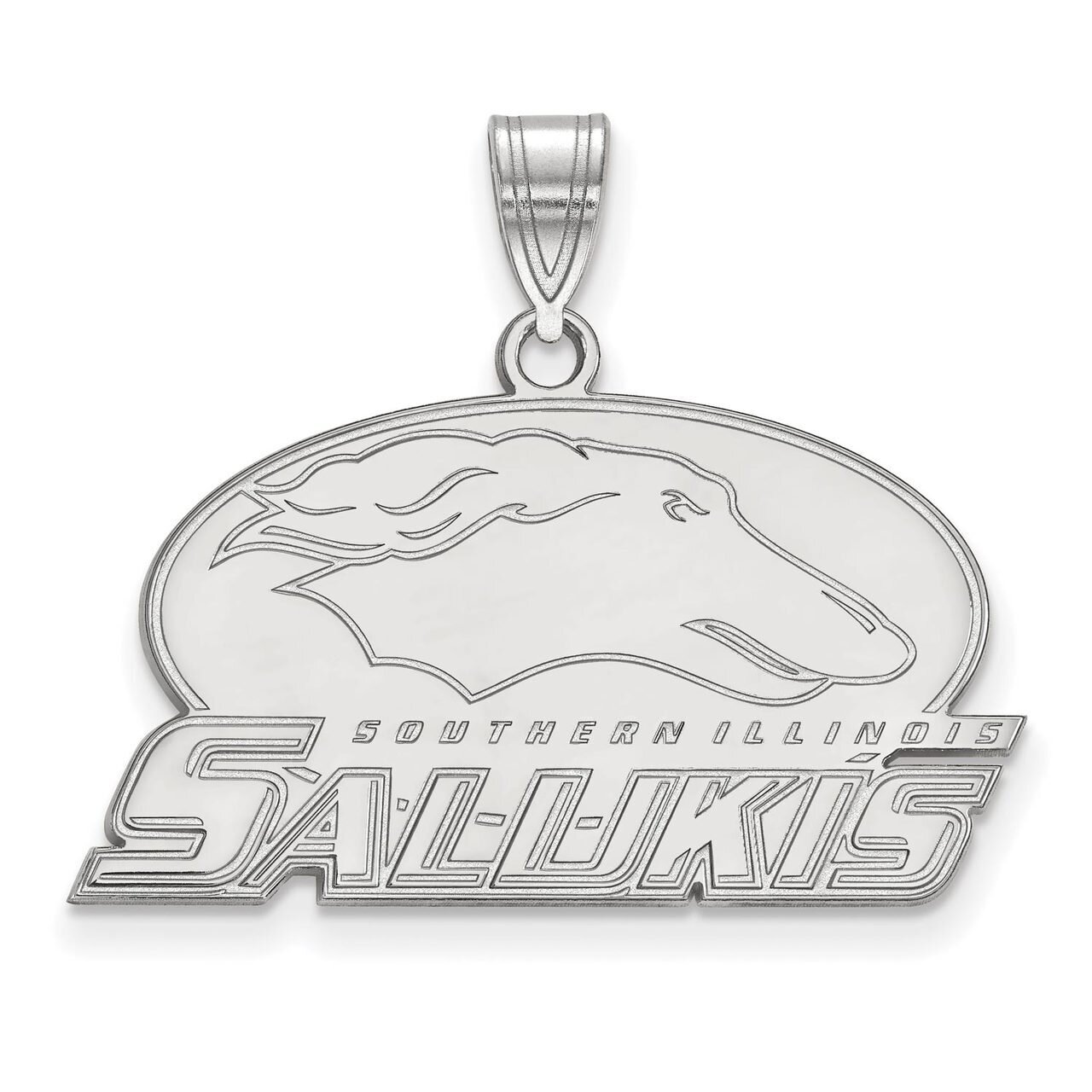 Southern Illinois University Medium Pendant 14k White Gold 4W025SIU, MPN: 4W025SIU, 886774844435