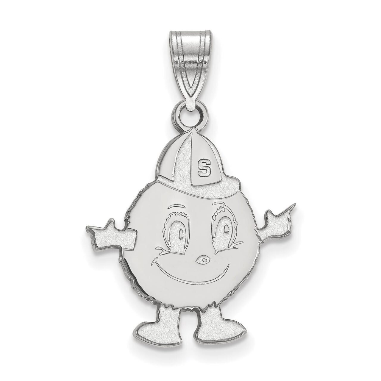 Syracuse University Large Pendant 14k White Gold 4W025SYU, MPN: 4W025SYU, 886774844442