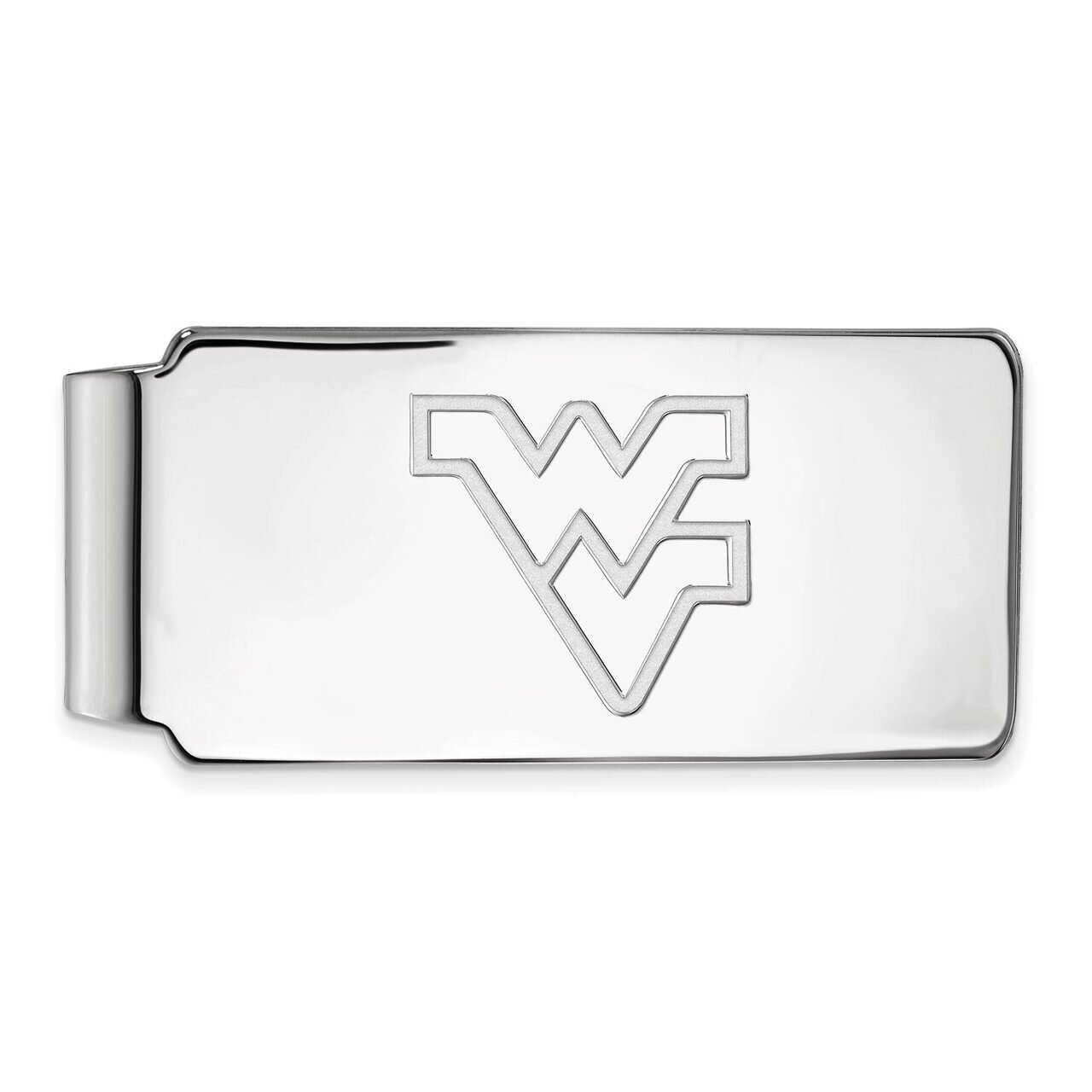 West Virginia University Money Clip 14k White Gold 4W025WVU, MPN: 4W025WVU, 886774844732