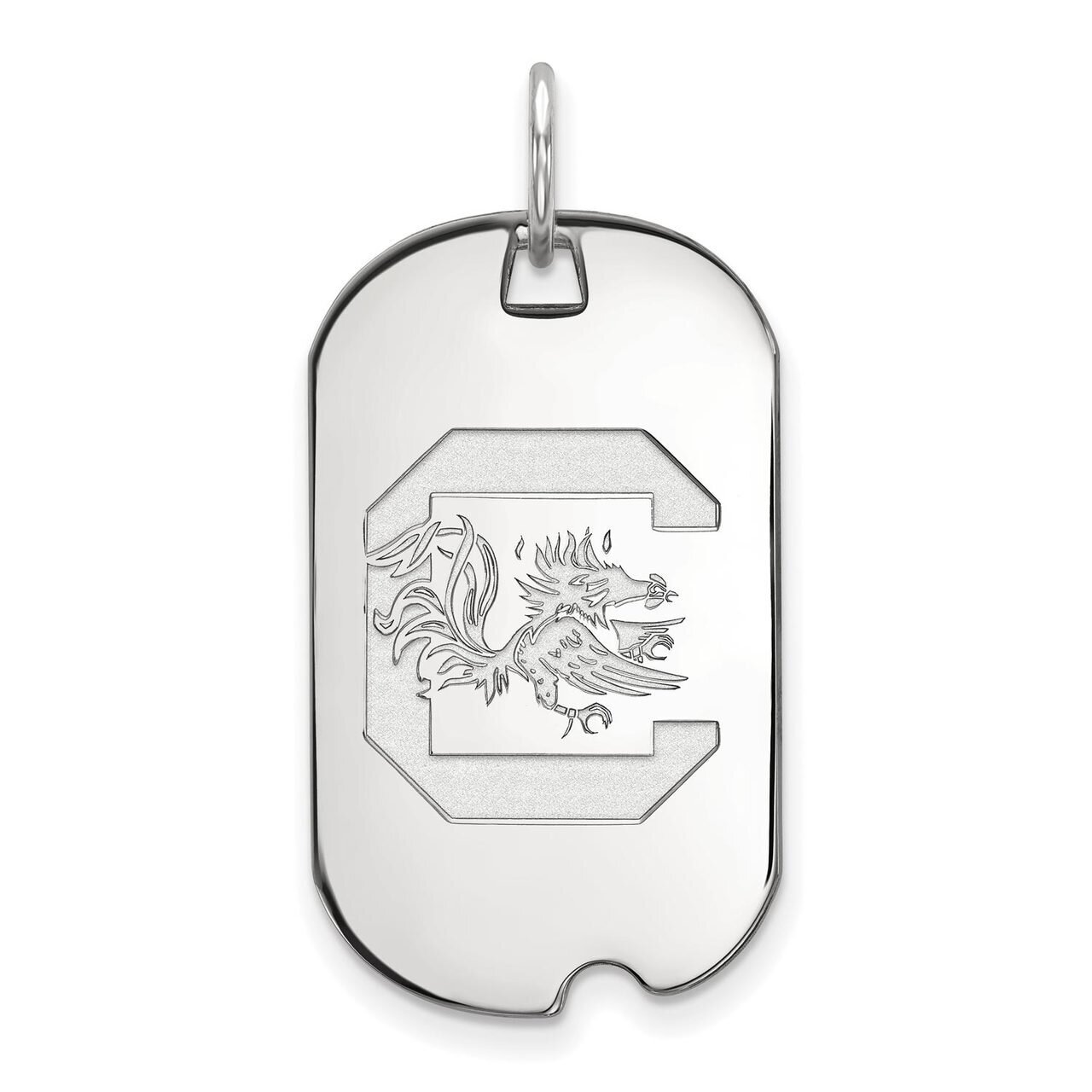 University of South Carolina Small Dog Tag 14k White Gold 4W027USO, MPN: 4W027USO, 886774845395