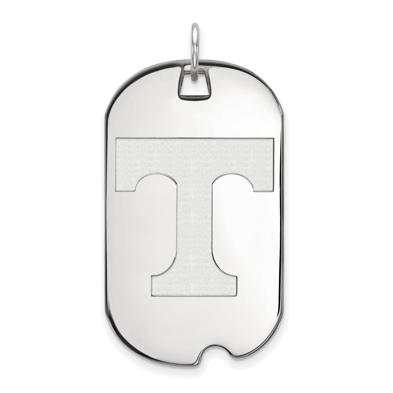 University of Tennessee Large Dog Tag 14k White Gold 4W028UTN