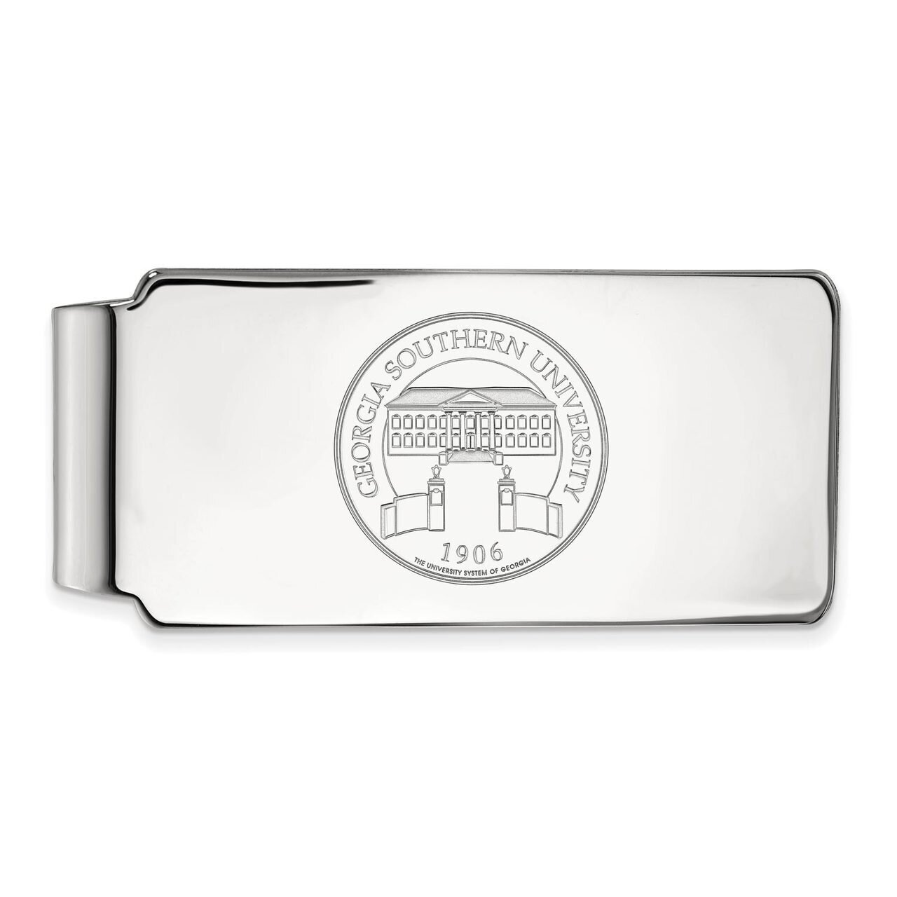 Georgia Southern University Crest Money Clip 14k White Gold 4W030GSU