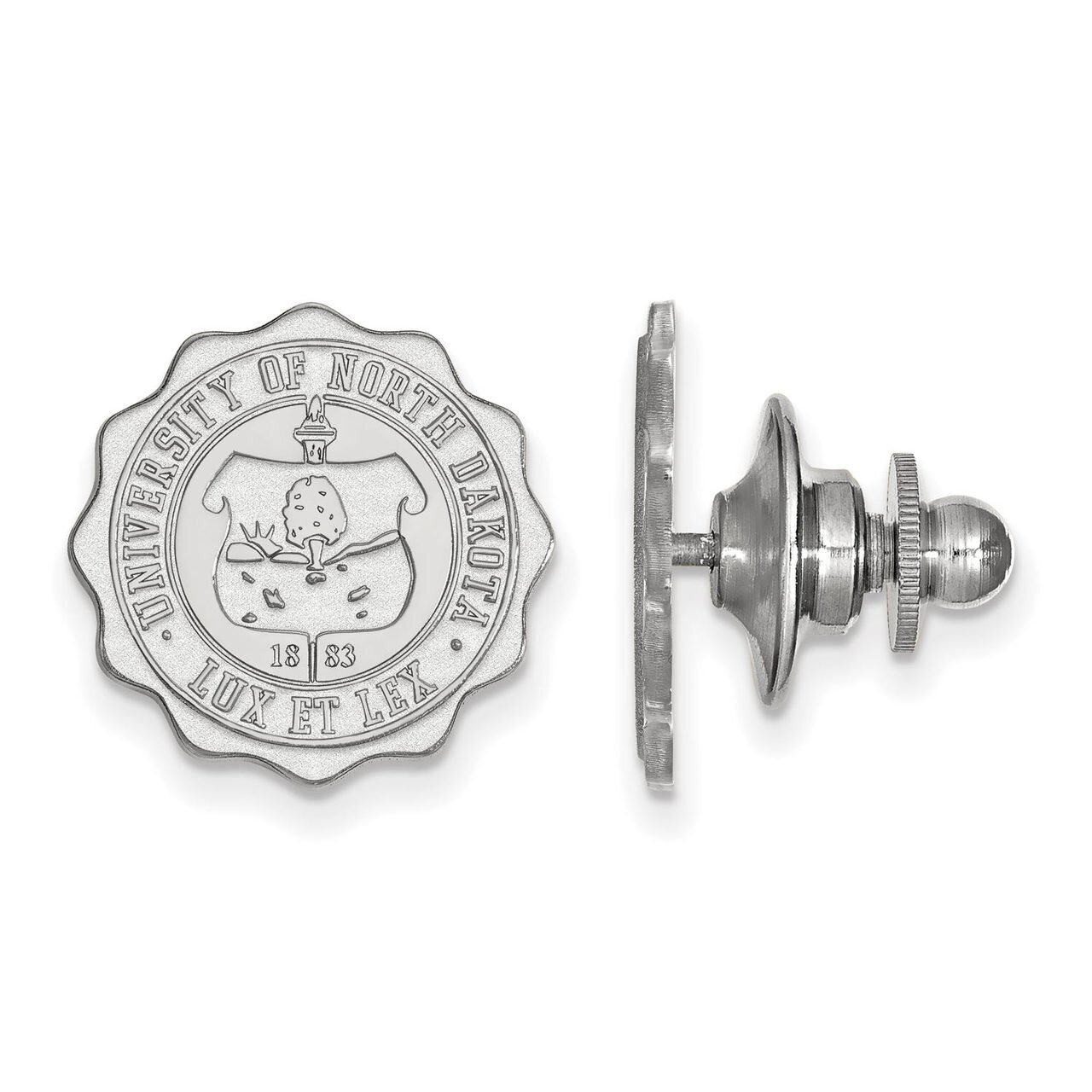 University of North Dakota Crest Lapel Pin 14k White Gold 4W030UNOD, MPN: 4W030UNOD, 886774846033