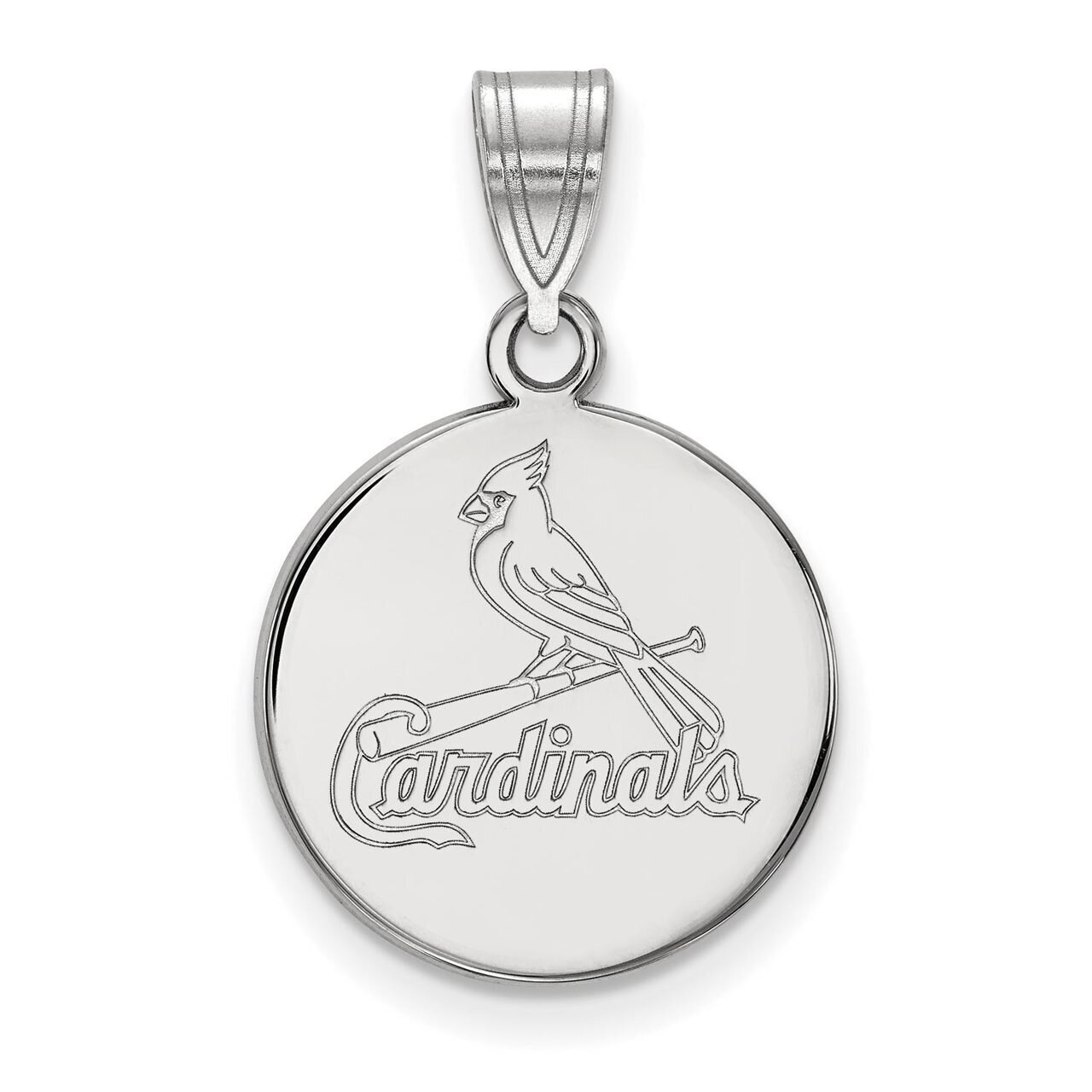 Saint Louis Cardinals Medium Disc Pendant 14k White Gold 4W037CRD, MPN: 4W037CRD, 886774846842