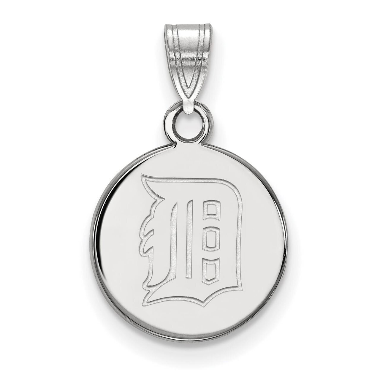 Detroit Tigers Small Disc Pendant 14k White Gold 4W037TIG, MPN: 4W037TIG, 886774846965