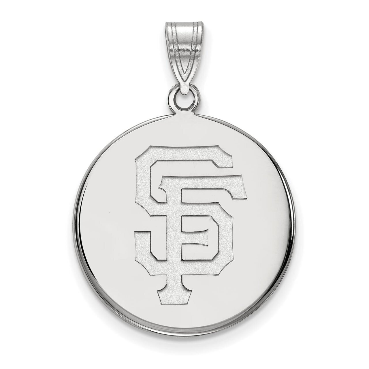 San Francisco Giants Large Disc Pendant 14k White Gold 4W040GIT, MPN: 4W040GIT, 886774847580