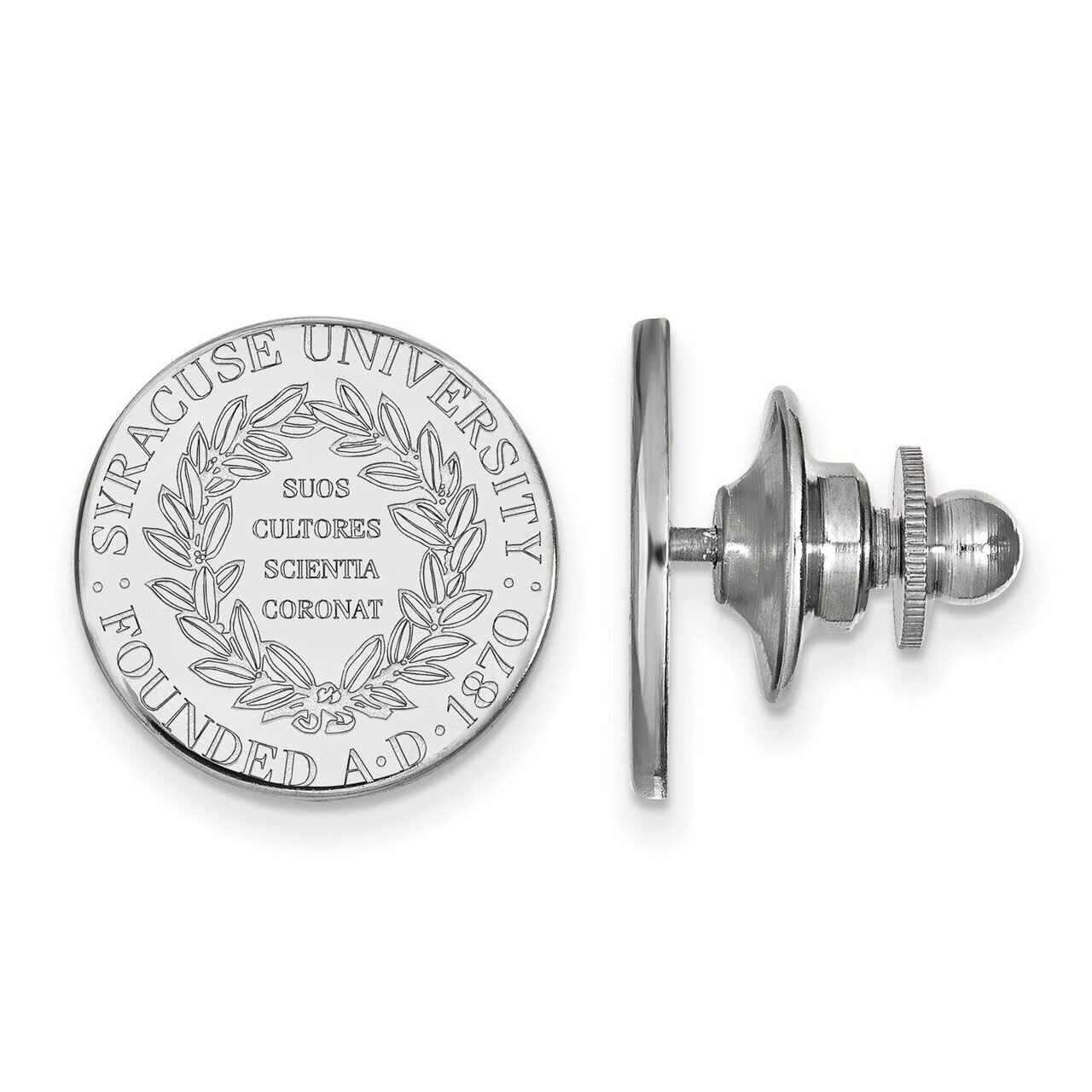 Syracuse University Crest Lapel Pin 14k White Gold 4W040SYU, MPN: 4W040SYU, 886774847641