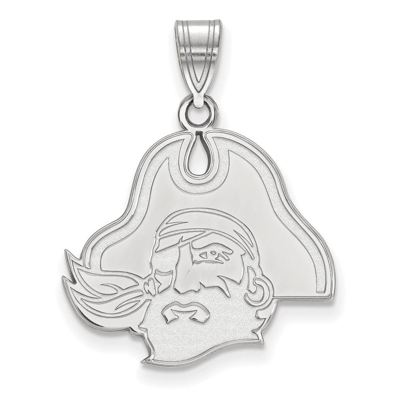 East Carolina University Large Pendant 14k White Gold 4W042ECU, MPN: 4W042ECU, 886774848075