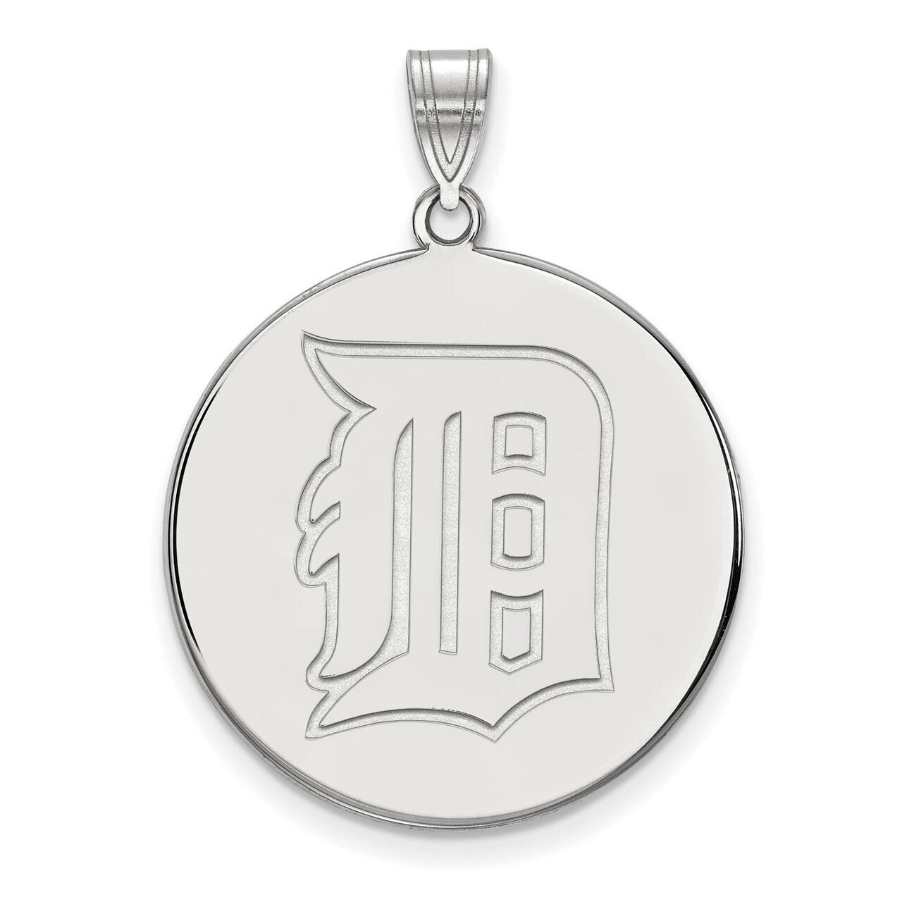 Detroit Tigers XLarge Disc Pendant 14k White Gold 4W043TIG, MPN: 4W043TIG, 886774848457